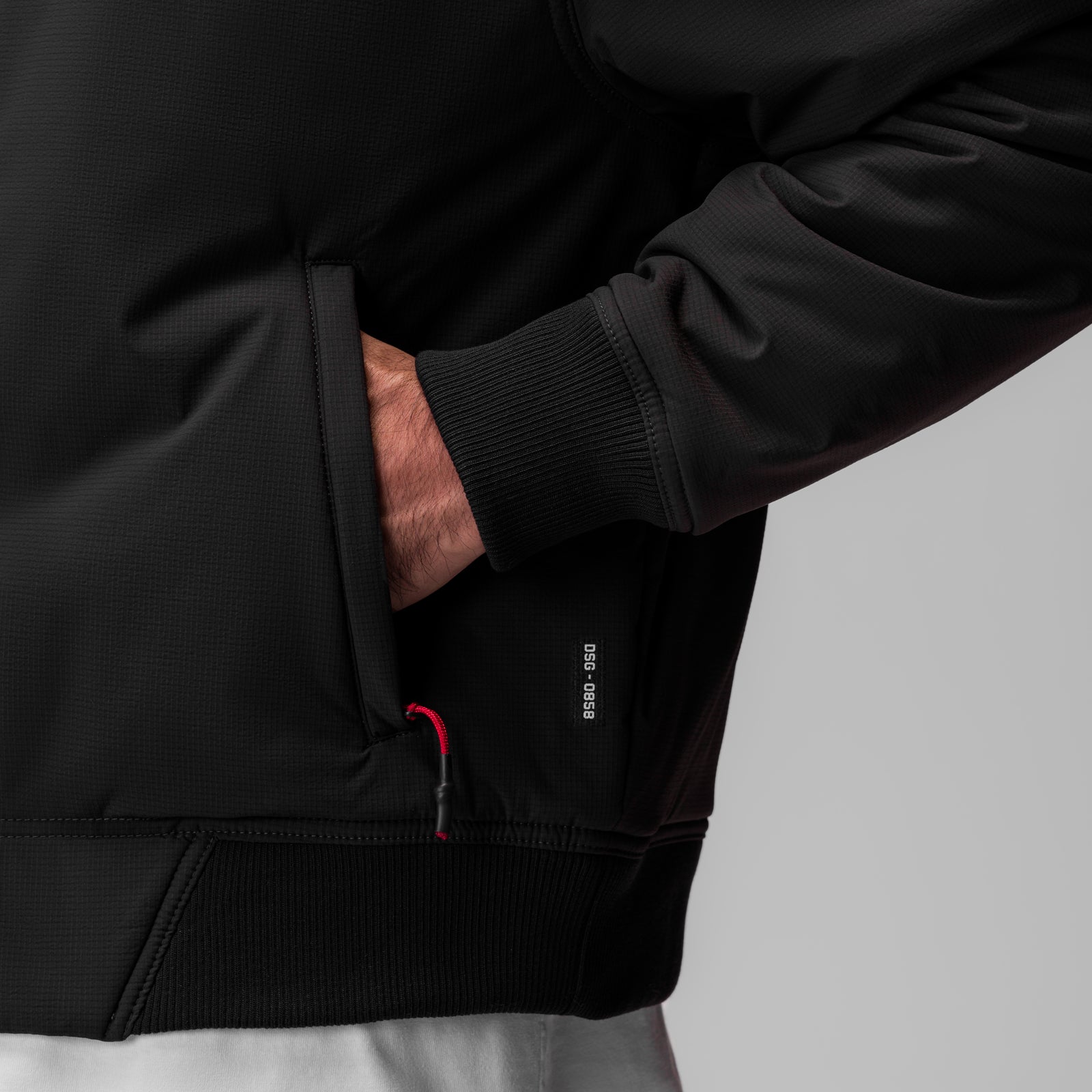 0858. Ripstop Insulated Bomber Jacket Black | ASRV discount