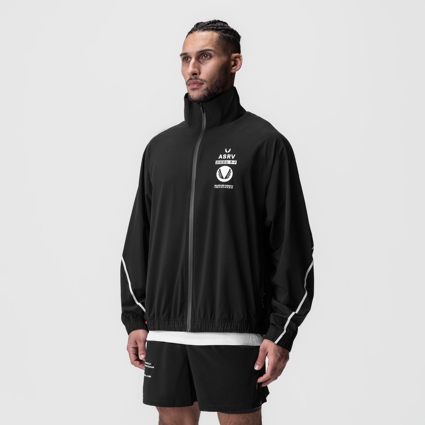 0950. Aerotex™ Track Jacket Black/White | ASRV Online