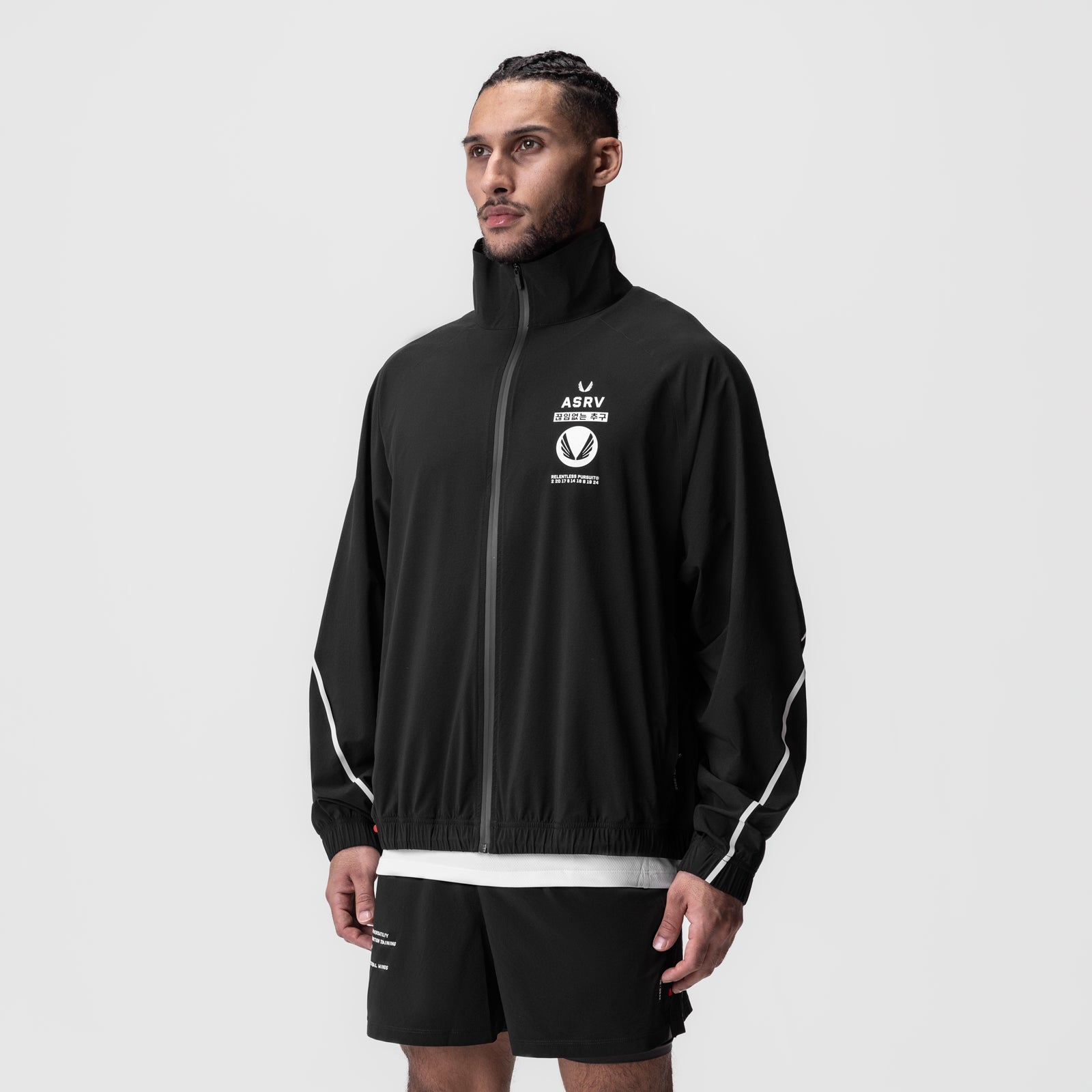 0950. Aerotex™ Track Jacket Black/White | ASRV Online