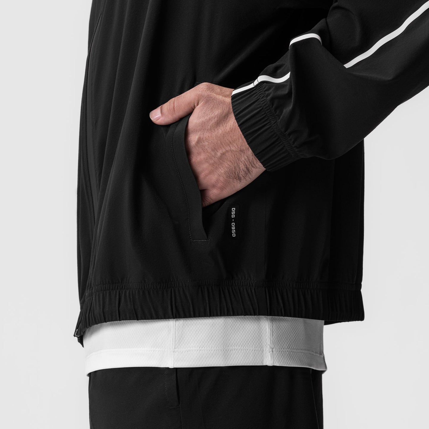 0950. Aerotex™ Track Jacket Black/White | ASRV Online