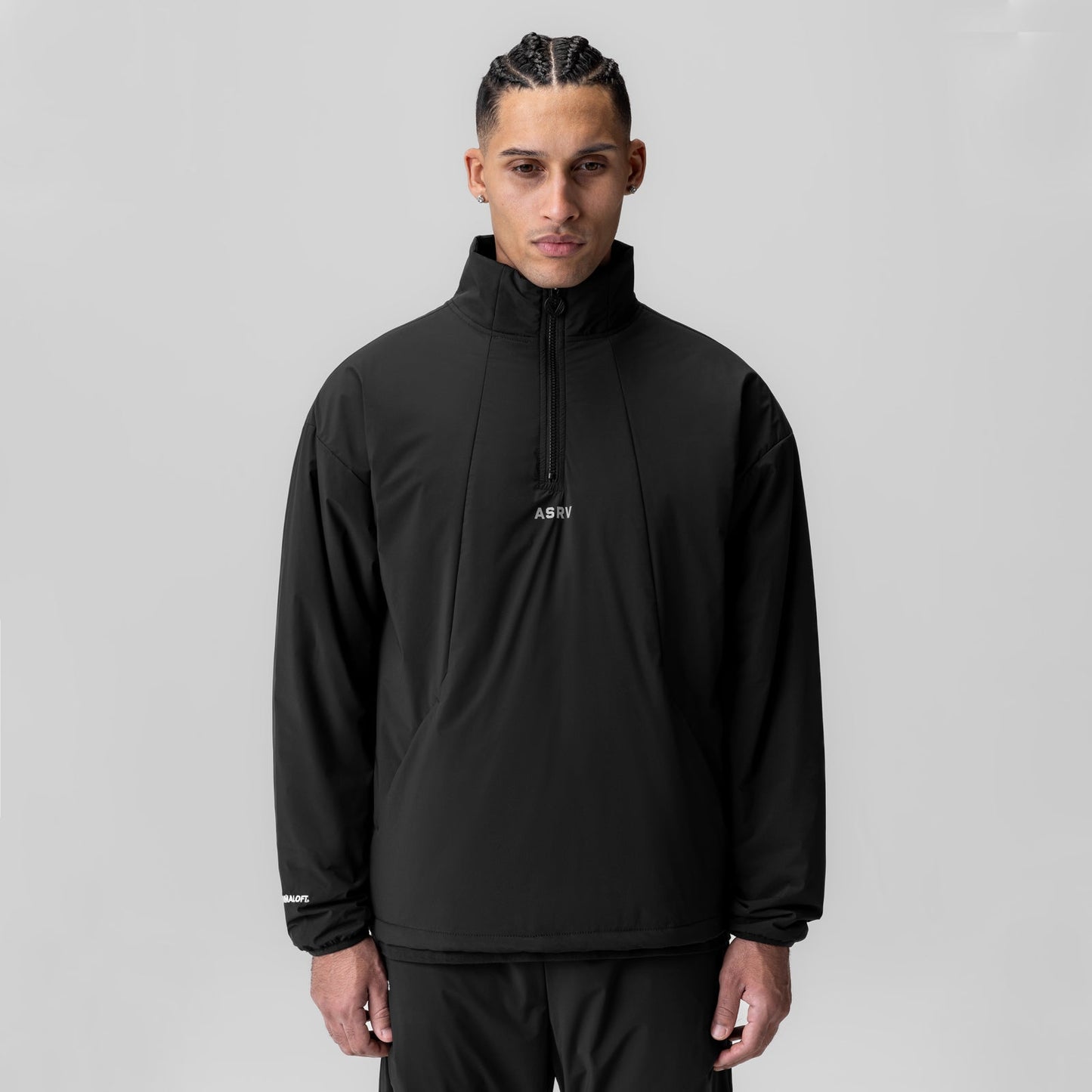 1056. Aerotex™ PrimaLoft® Quarter Zip Black | ASRV US