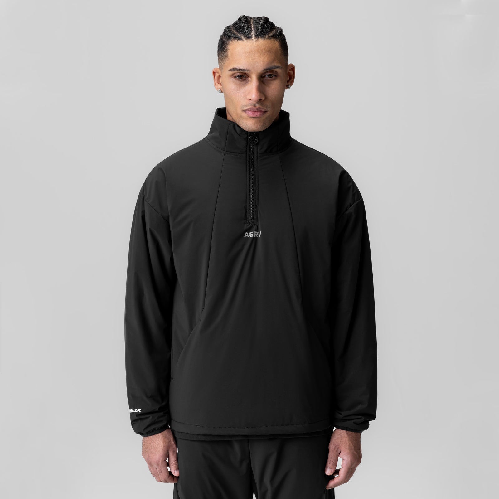 1056. Aerotex™ PrimaLoft® Quarter Zip Black | ASRV US