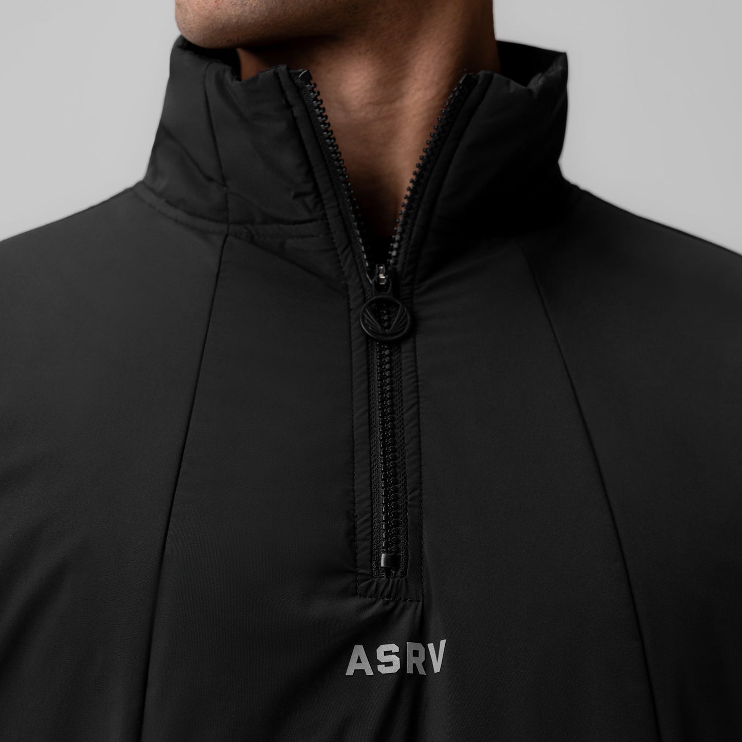 1056. Aerotex™ PrimaLoft® Quarter Zip Black | ASRV US