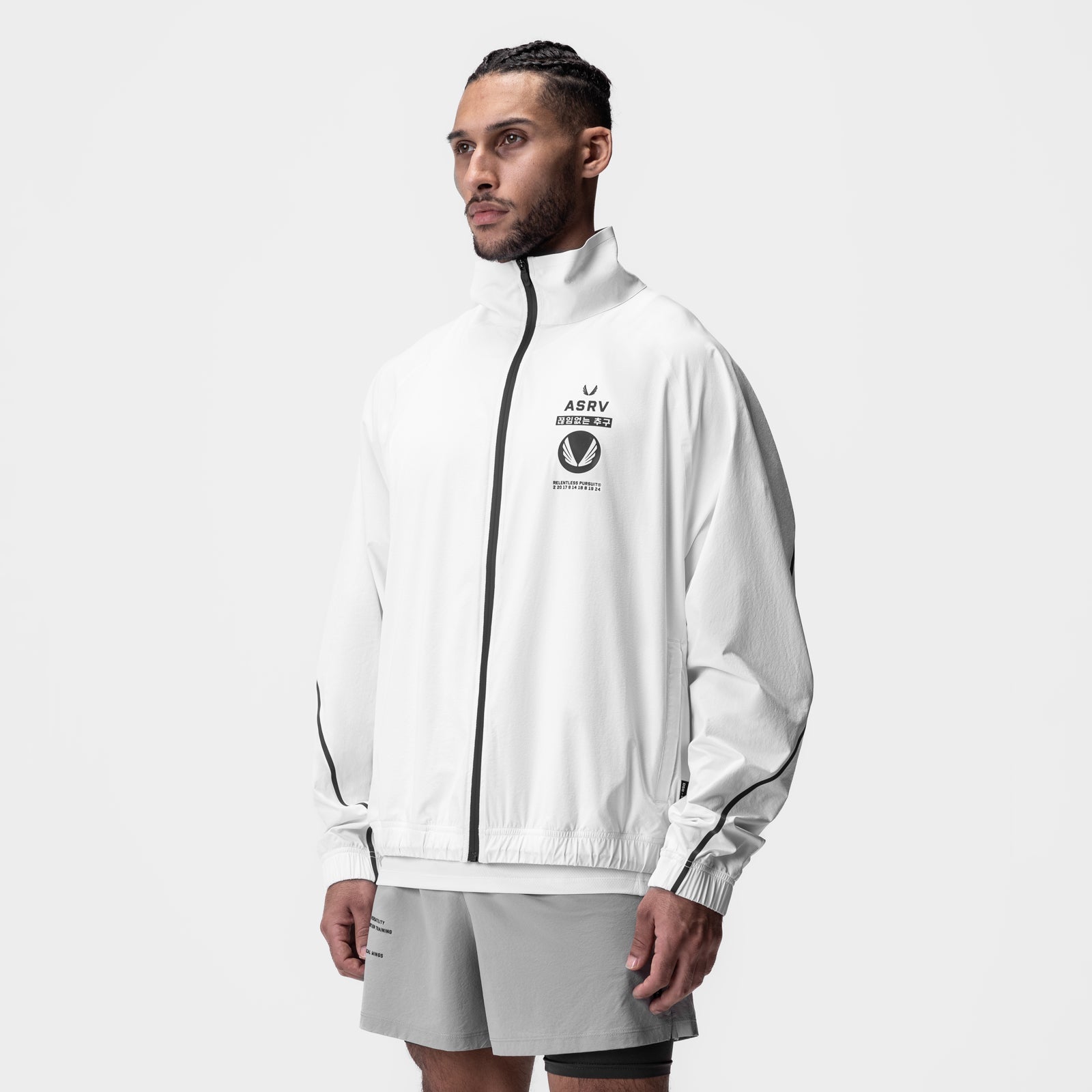 0950. Aerotex™ Track Jacket White/Black | ASRV discount