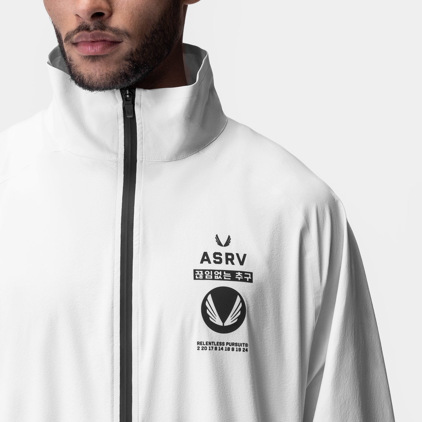 0950. Aerotex™ Track Jacket White/Black | ASRV discount