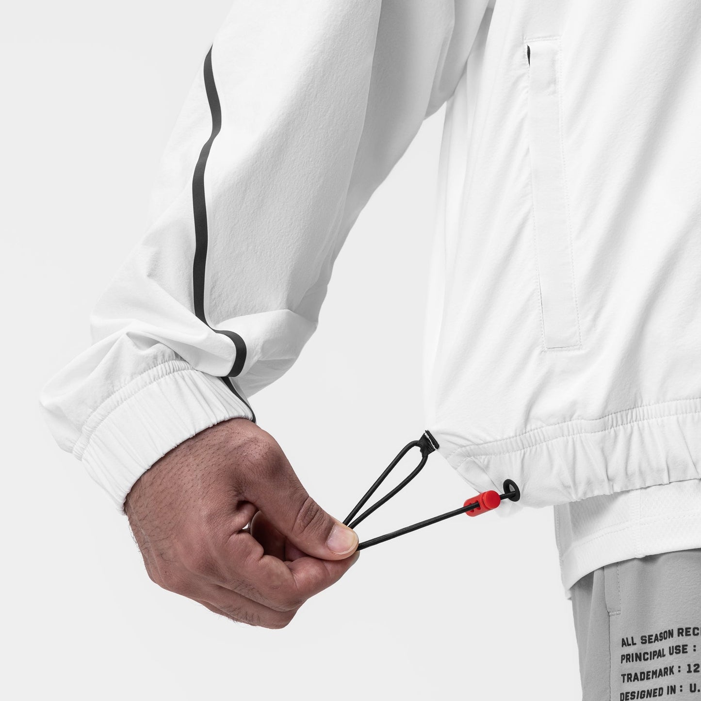 0950. Aerotex™ Track Jacket White/Black | ASRV discount