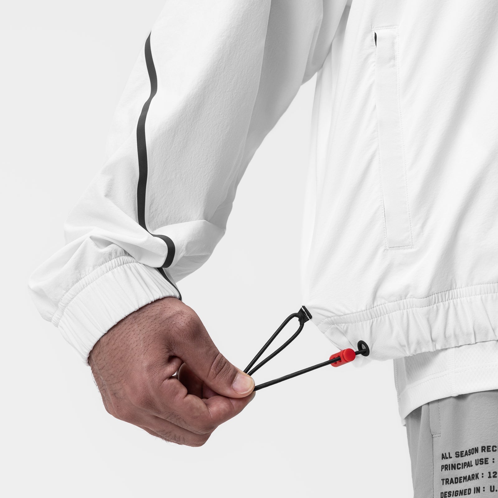 0950. Aerotex™ Track Jacket White/Black | ASRV discount