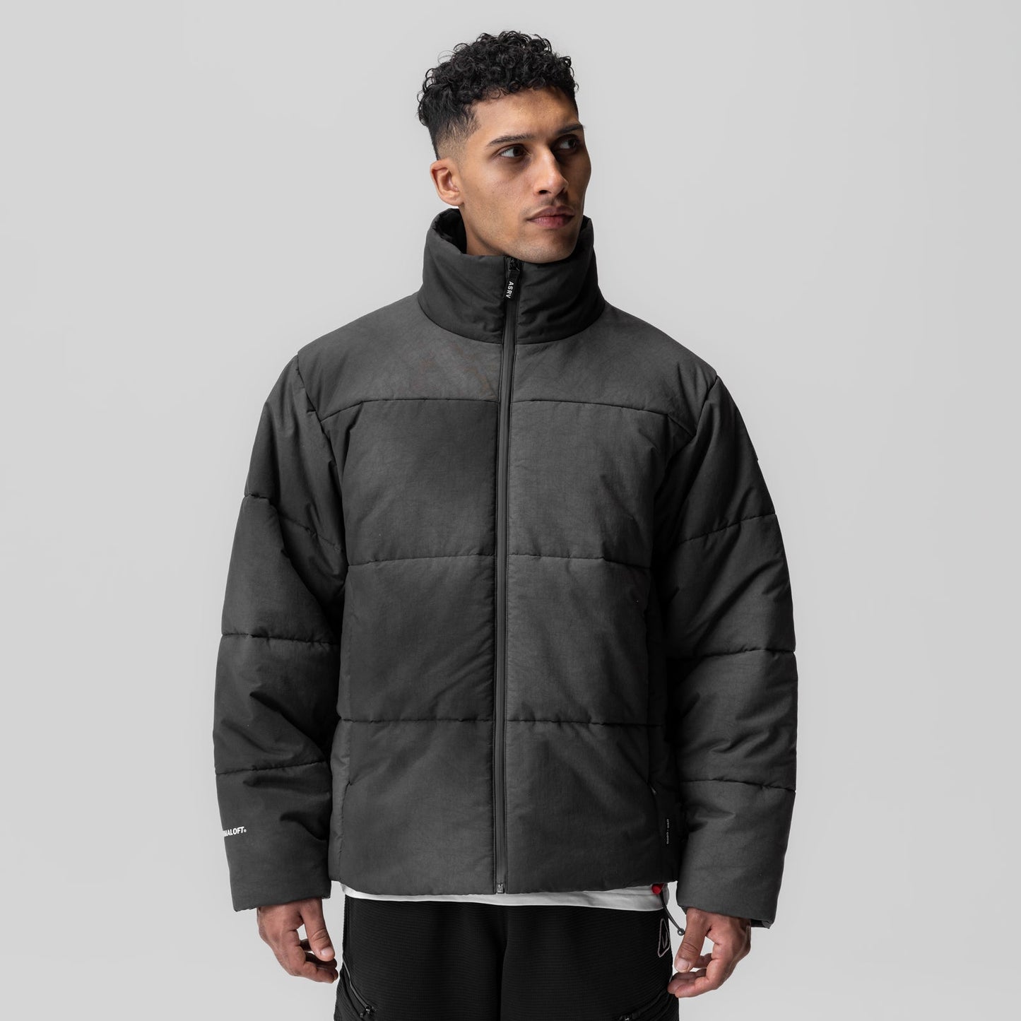 0900. PrimaLoft® Weather-Ready Puffer Jacket Black "Wave Dye" | ASRV Discount