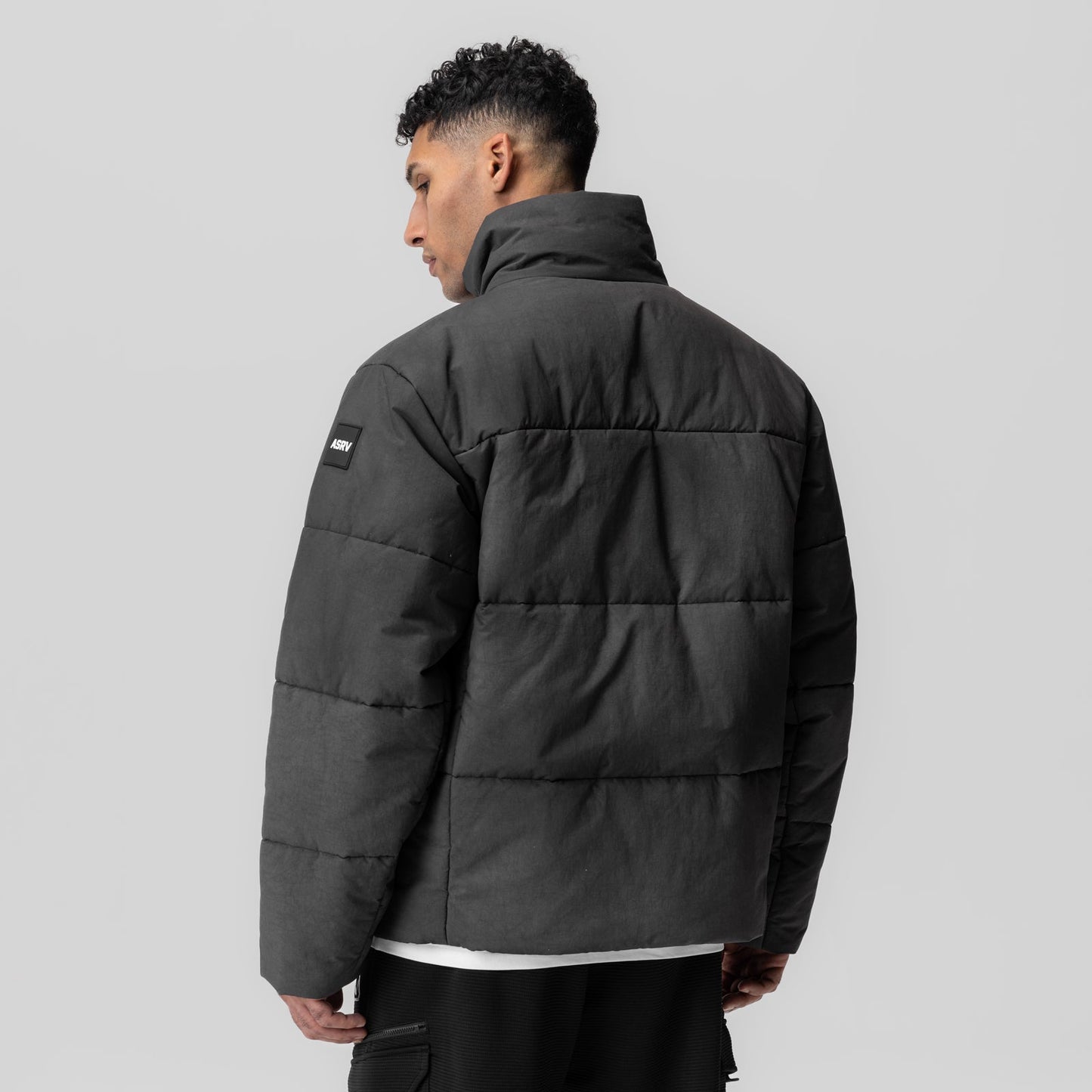 0900. PrimaLoft® Weather-Ready Puffer Jacket Black "Wave Dye" | ASRV Discount