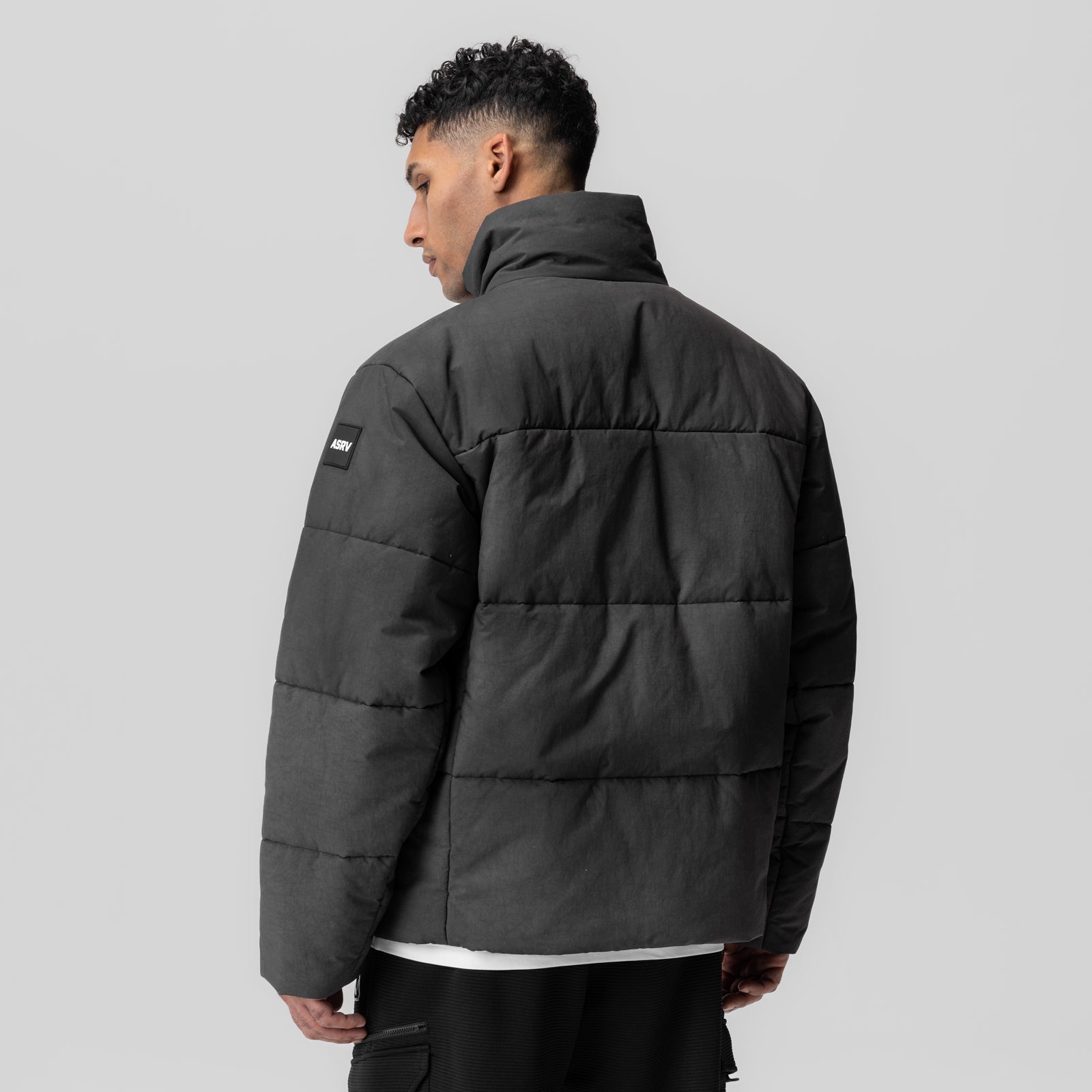 0900. PrimaLoft® Weather-Ready Puffer Jacket Black "Wave Dye" | ASRV Discount