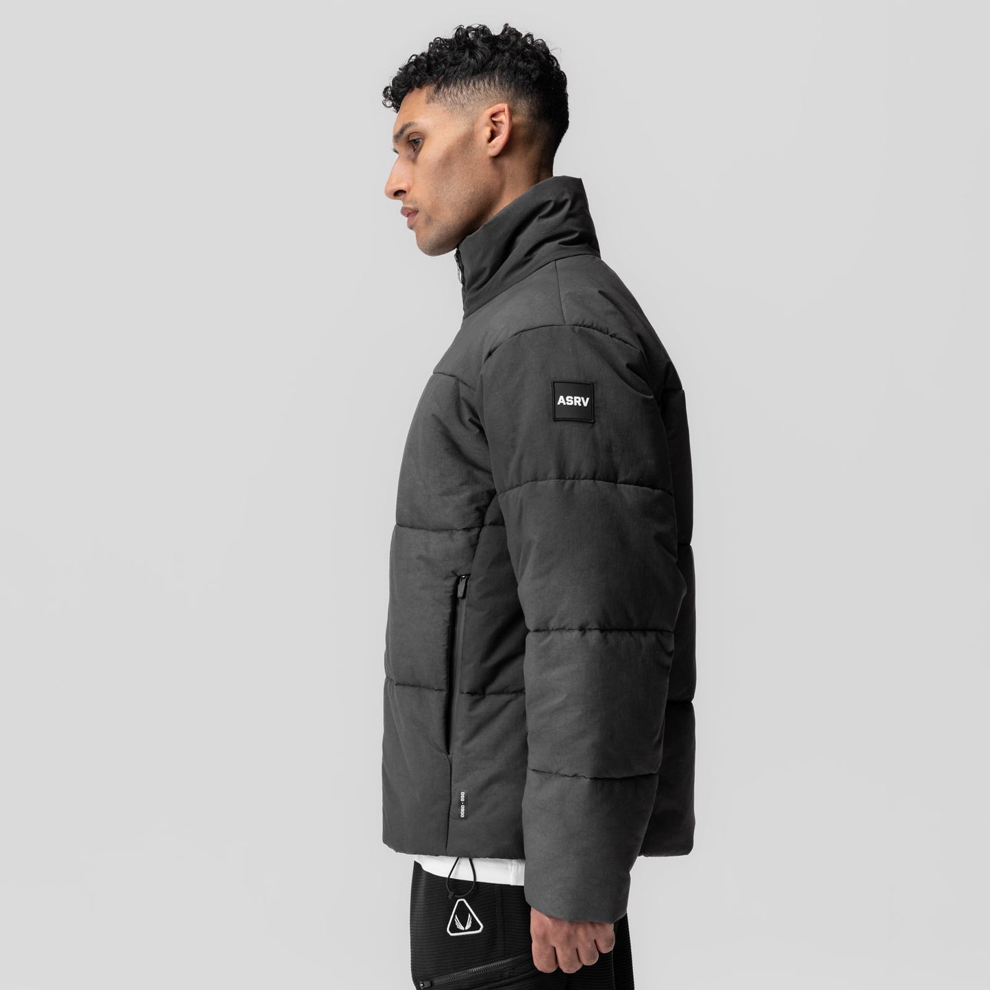 0900. PrimaLoft® Weather-Ready Puffer Jacket Black "Wave Dye" | ASRV Discount