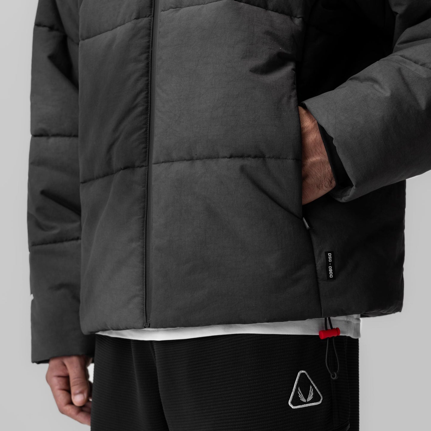 0900. PrimaLoft® Weather-Ready Puffer Jacket Black "Wave Dye" | ASRV Discount