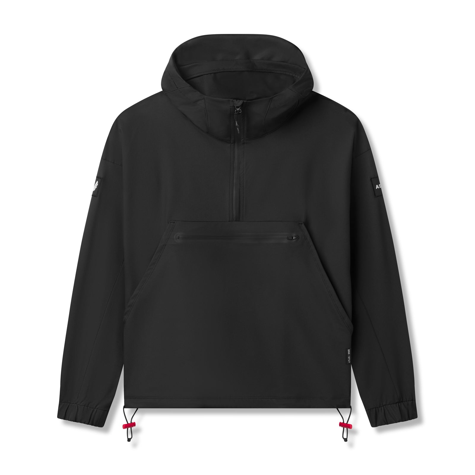 0717. Weather-Ready Anorak Jacket Black "Patch" | ASRV US