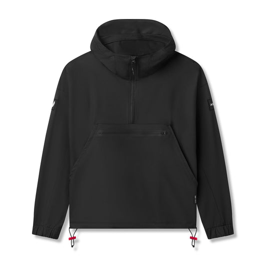 0717. Weather-Ready Anorak Jacket Black "Patch" | ASRV US