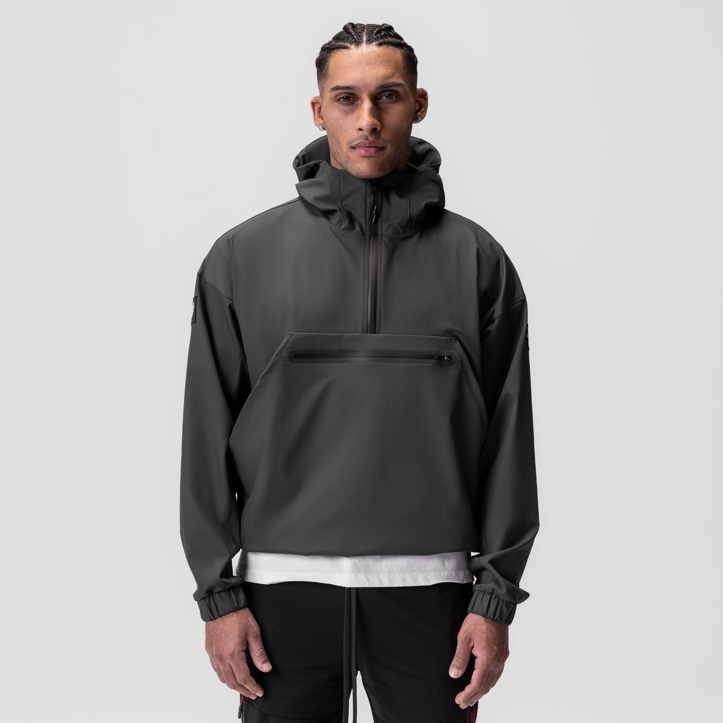 0717. Weather-Ready Anorak Jacket Space Grey "Patch" | ASRV sale