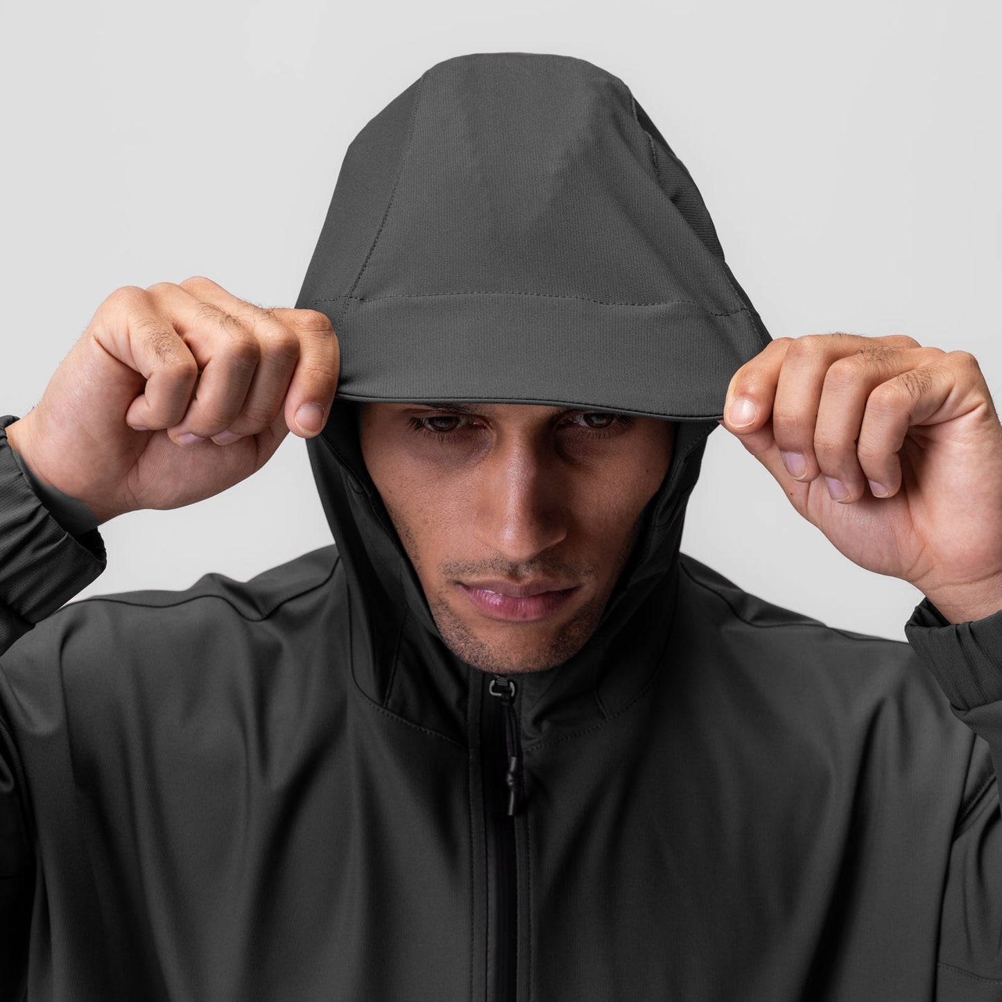 0717. Weather-Ready Anorak Jacket Space Grey "Patch" | ASRV sale