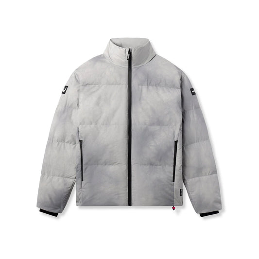 0900. PrimaLoft® Weather-Ready Puffer Jacket Grey "Wave Dye" | ASRV discount