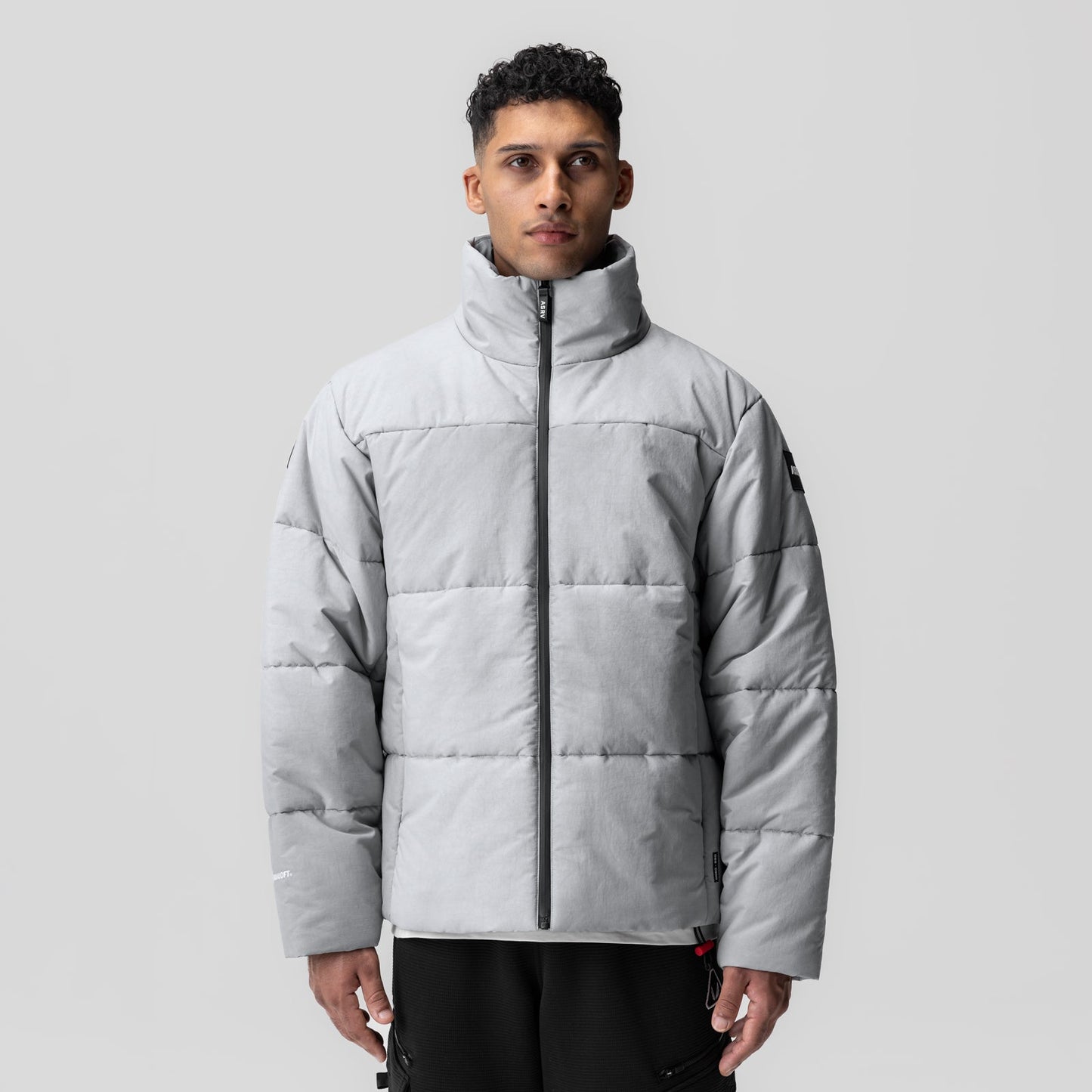 0900. PrimaLoft® Weather-Ready Puffer Jacket Grey "Wave Dye" | ASRV discount