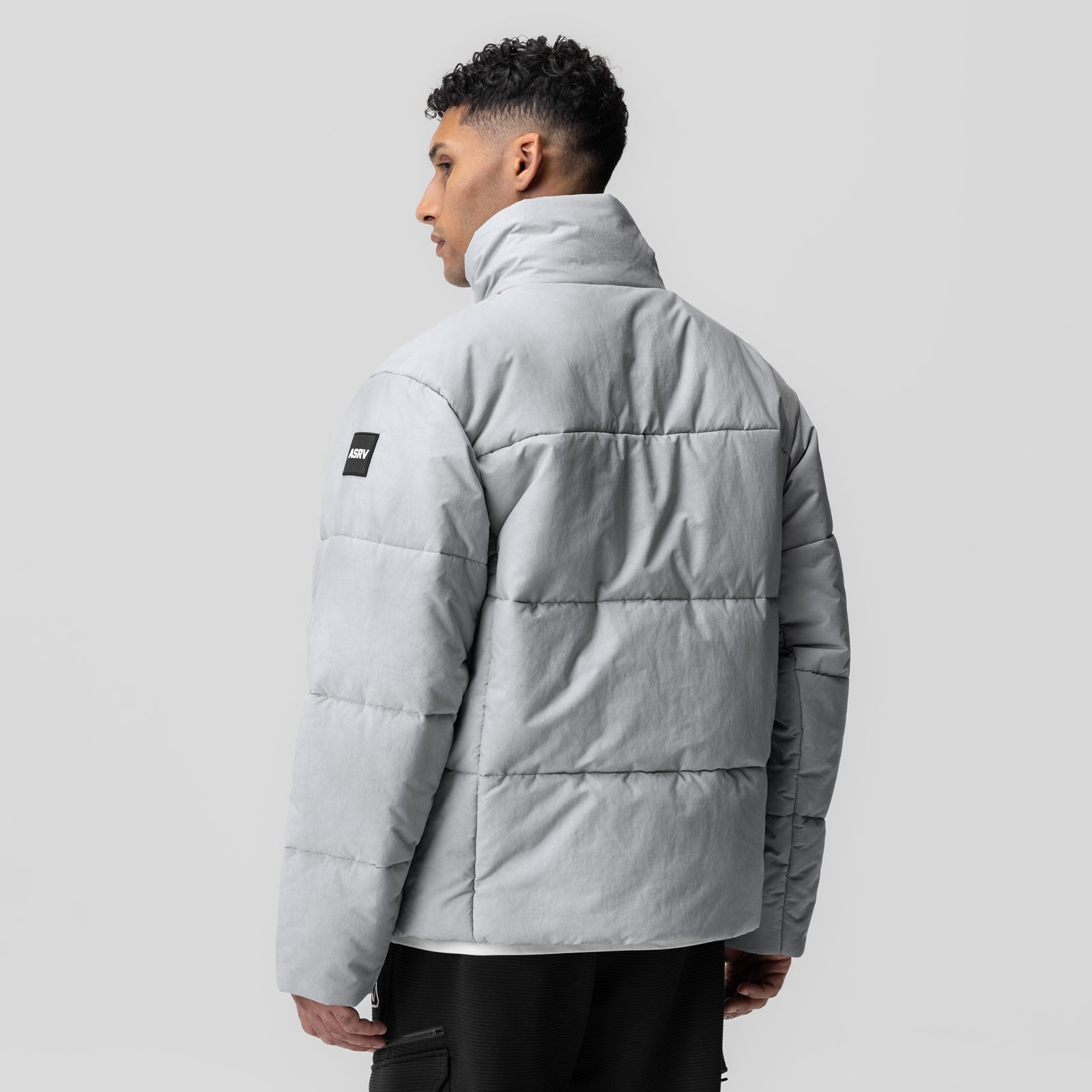 0900. PrimaLoft® Weather-Ready Puffer Jacket Grey "Wave Dye" | ASRV discount