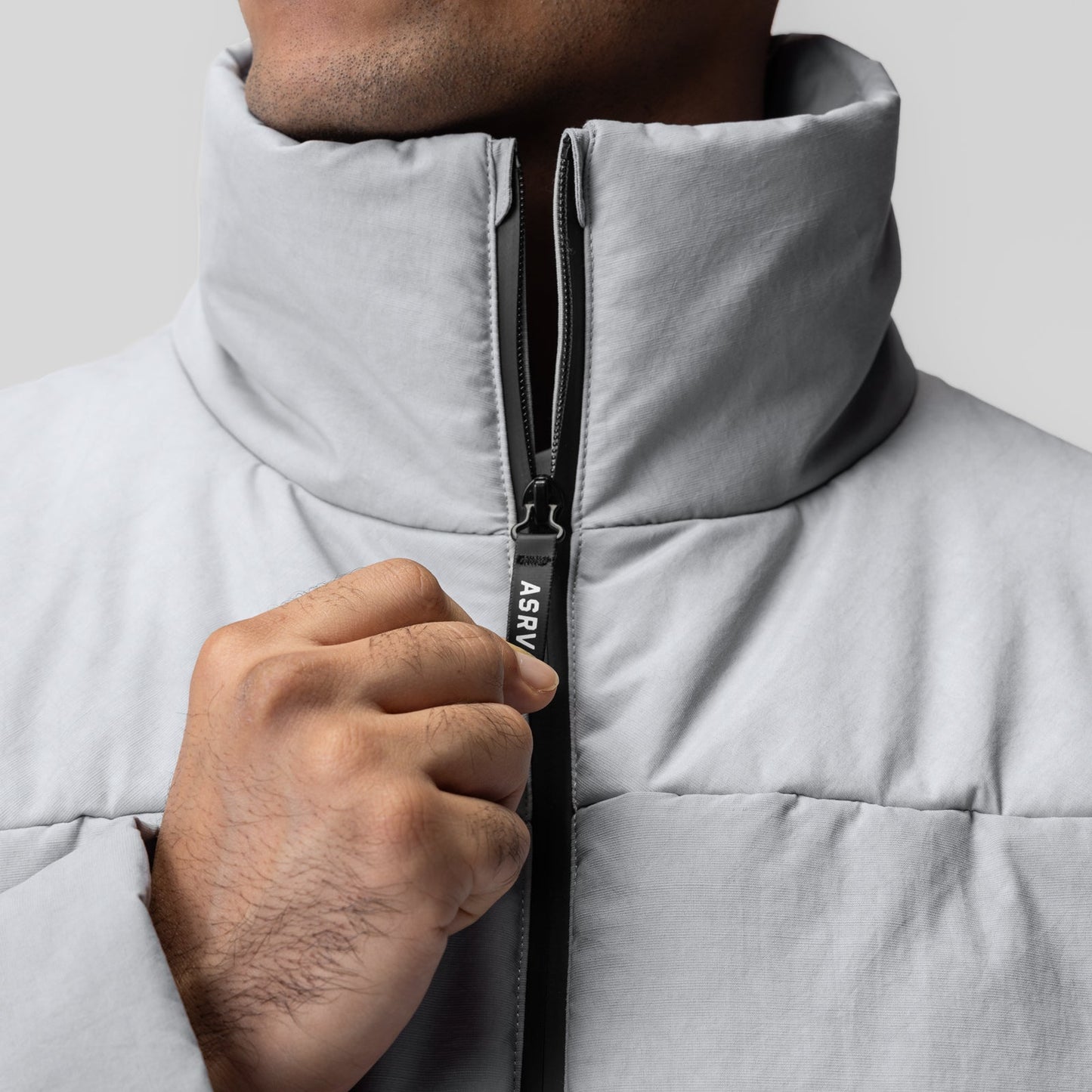 0900. PrimaLoft® Weather-Ready Puffer Jacket Grey "Wave Dye" | ASRV discount