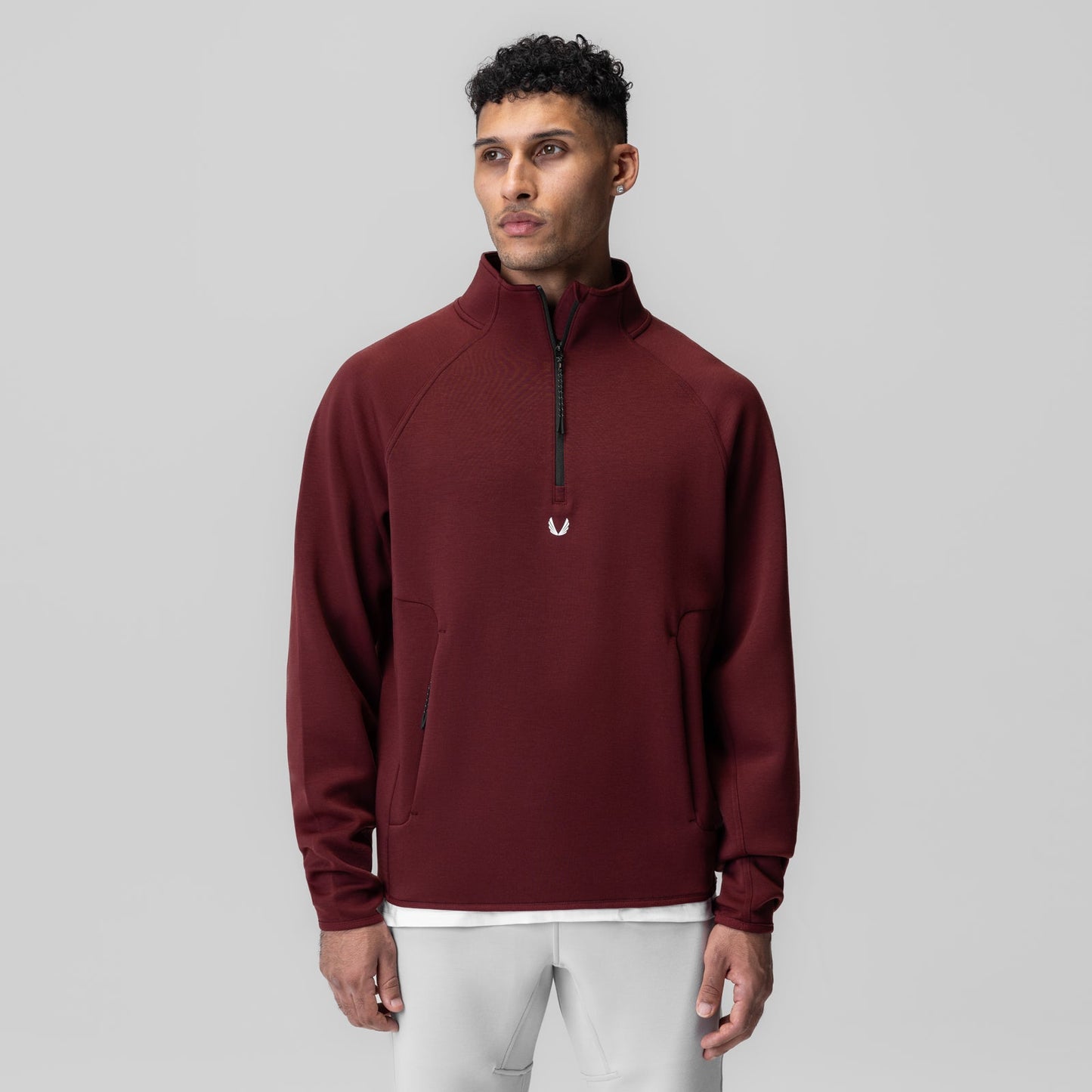 1021. Dri-Core™ Quarter Zip Crimson | ASRV Online