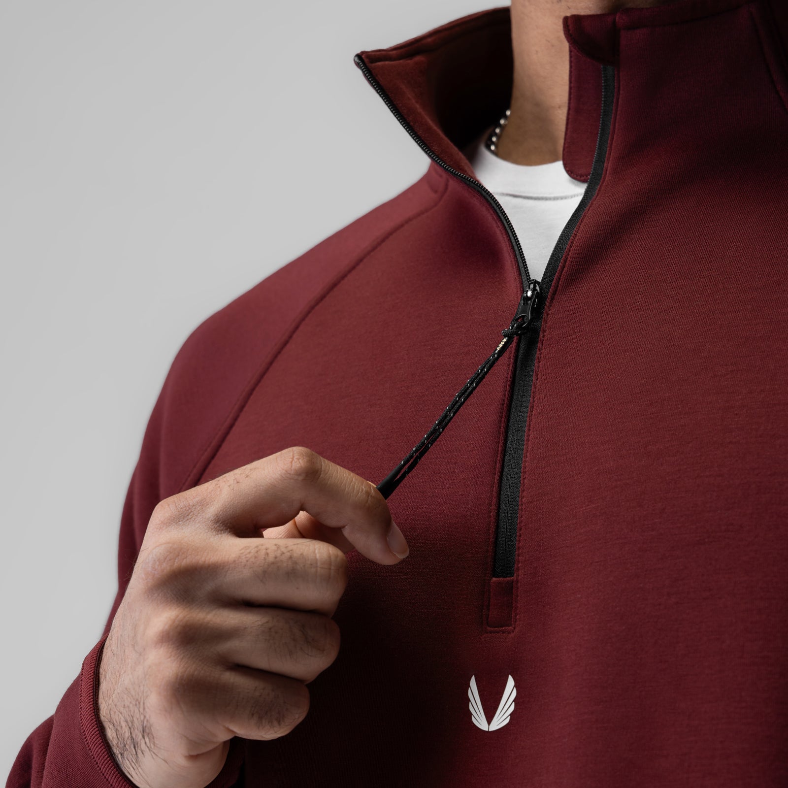 1021. Dri-Core™ Quarter Zip Crimson | ASRV Online