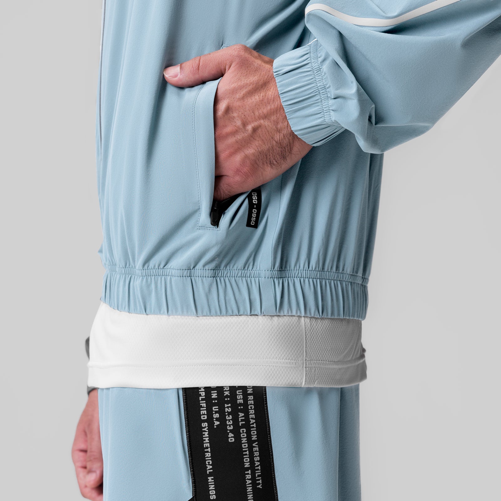 0950. Aerotex™ Track Jacket Light Sky | ASRV Discount