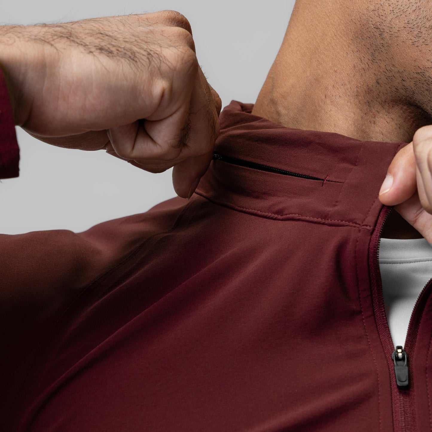 1018. Aerotex™ Weather-Ready Bonded Windbreaker Crimson | ASRV Online