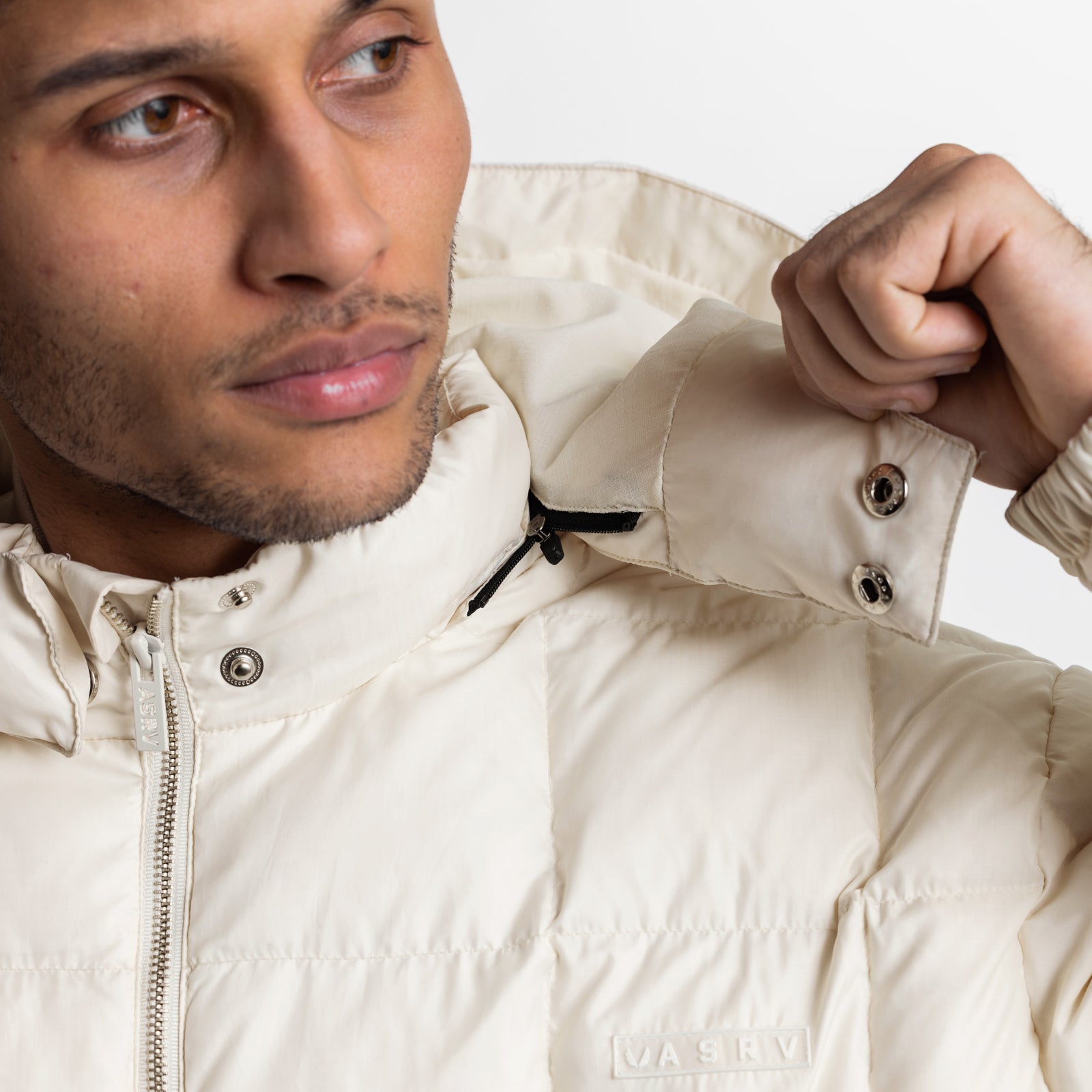 0551. Weather-Ready Down Puffer Jacket Ivory Cream | ASRV near me