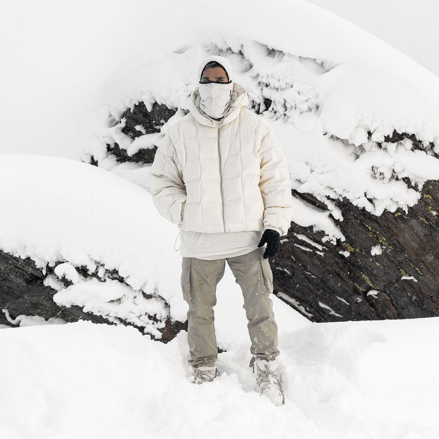 0551. Weather-Ready Down Puffer Jacket Ivory Cream | ASRV near me