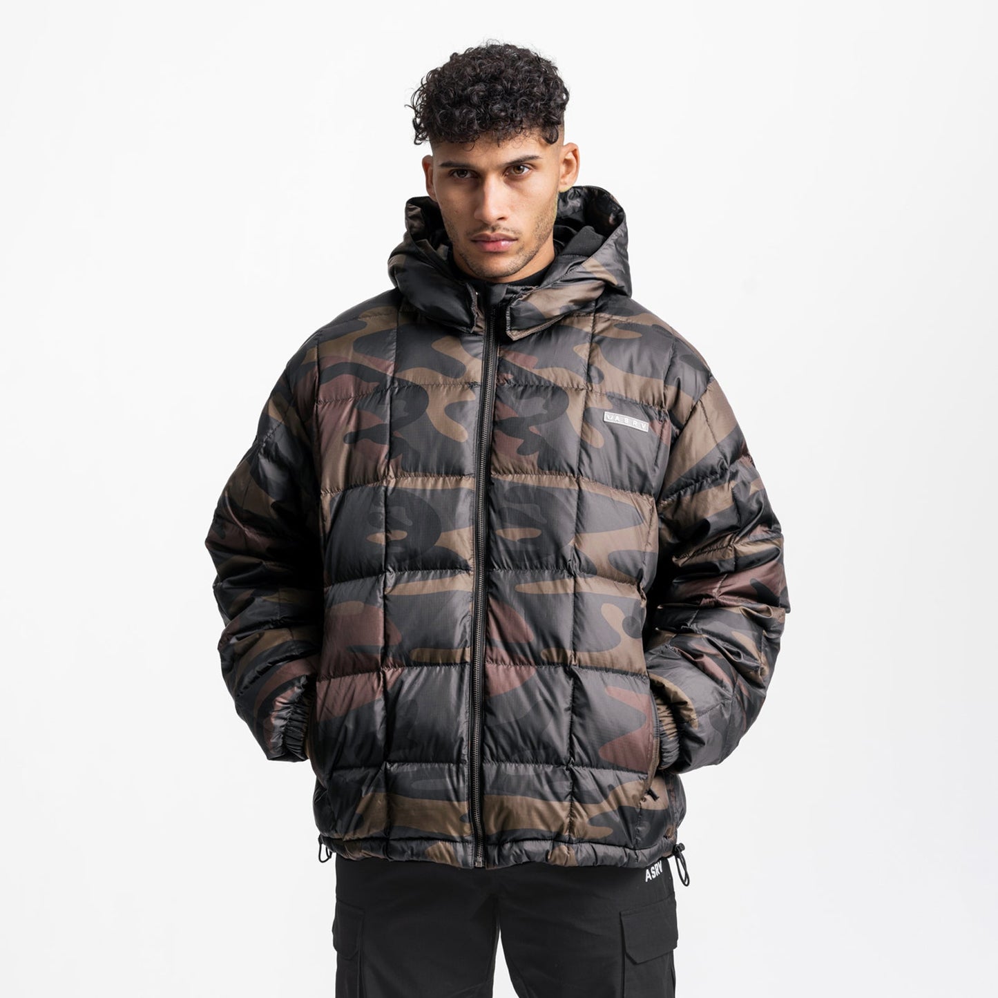 0551. Weather-Ready Down Puffer Jacket Rust Camo | ASRV sale