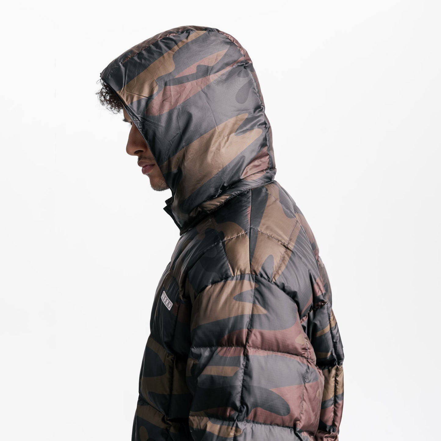 0551. Weather-Ready Down Puffer Jacket Rust Camo | ASRV sale
