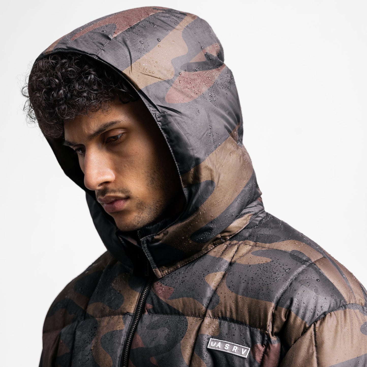 0551. Weather-Ready Down Puffer Jacket Rust Camo | ASRV sale