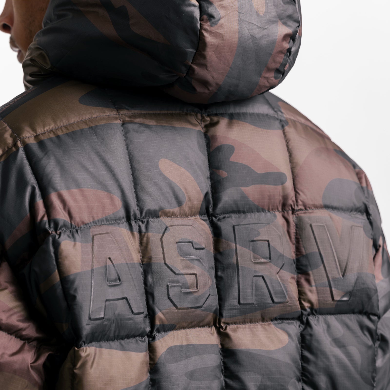 0551. Weather-Ready Down Puffer Jacket Rust Camo | ASRV sale