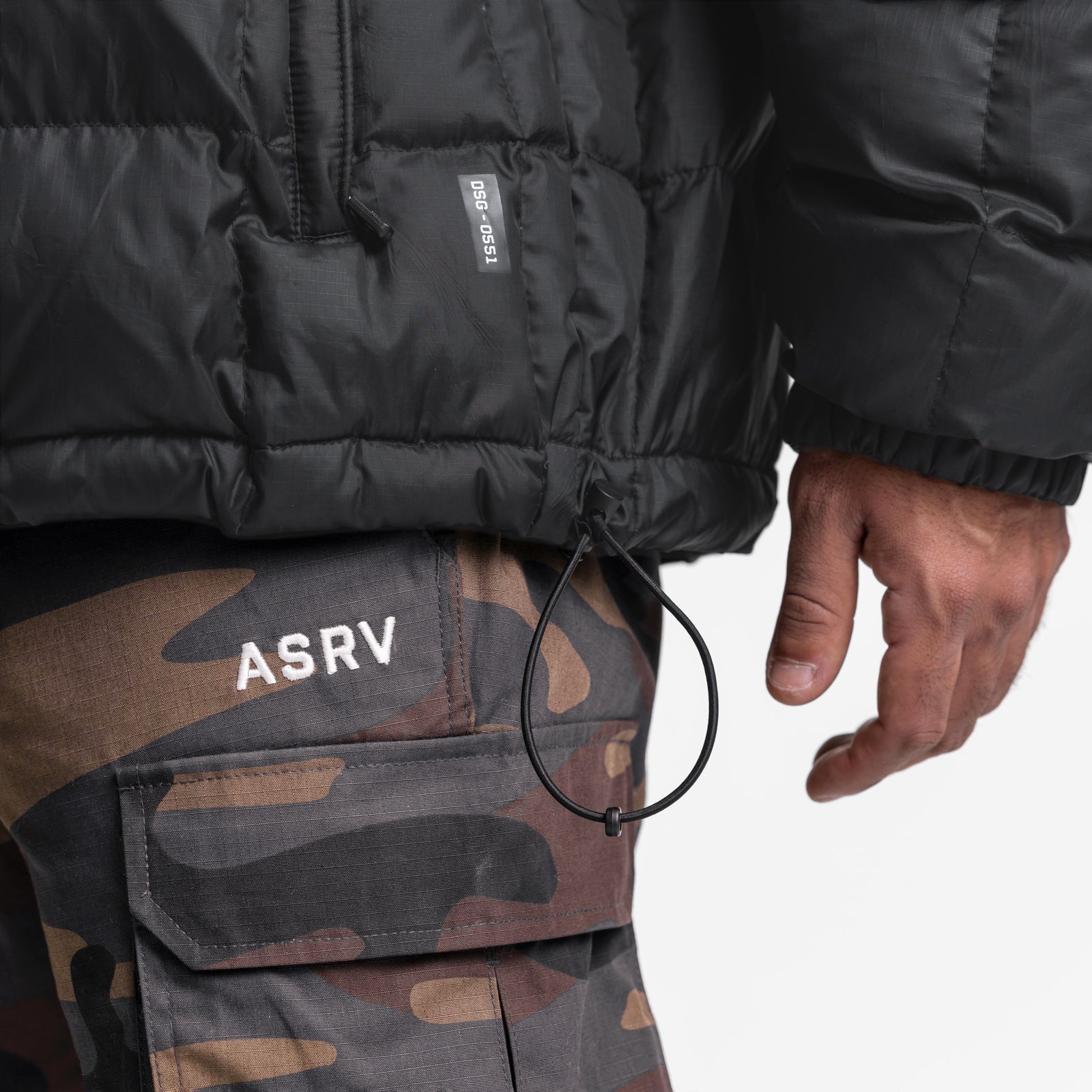 0551. Weather-Ready Down Puffer Jacket Black | ASRV for sale
