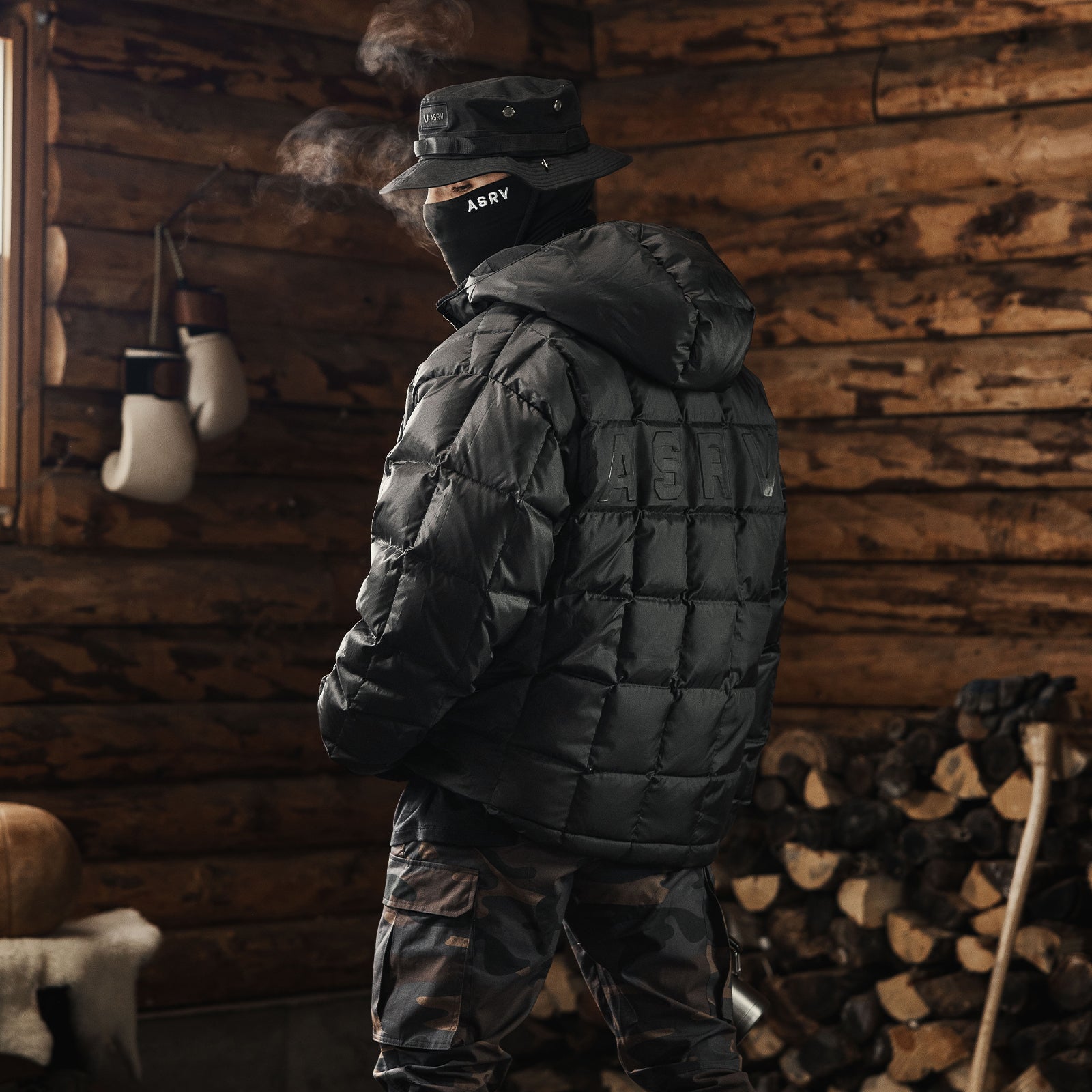 0551. Weather-Ready Down Puffer Jacket Black | ASRV for sale
