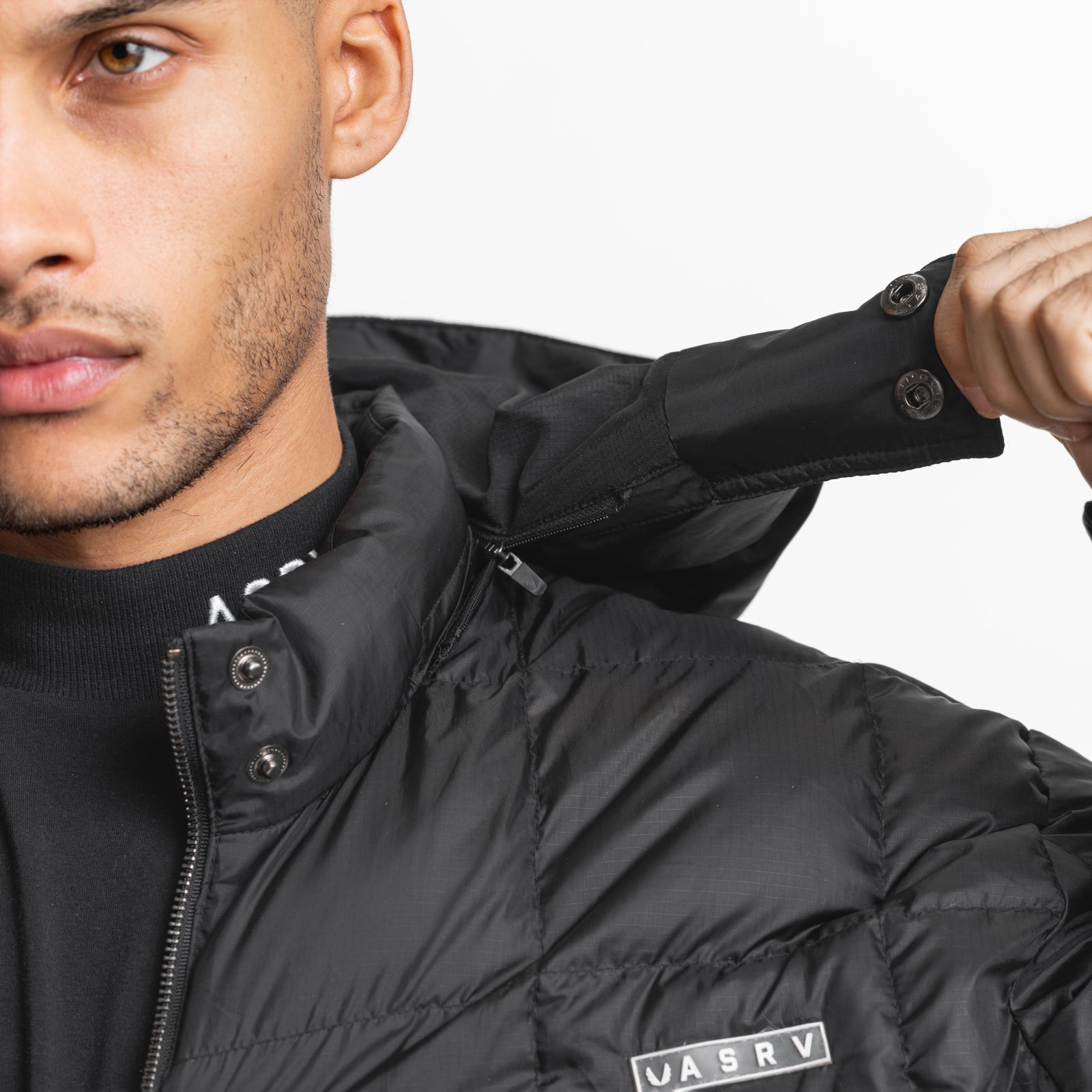 0551. Weather-Ready Down Puffer Jacket Black | ASRV for sale