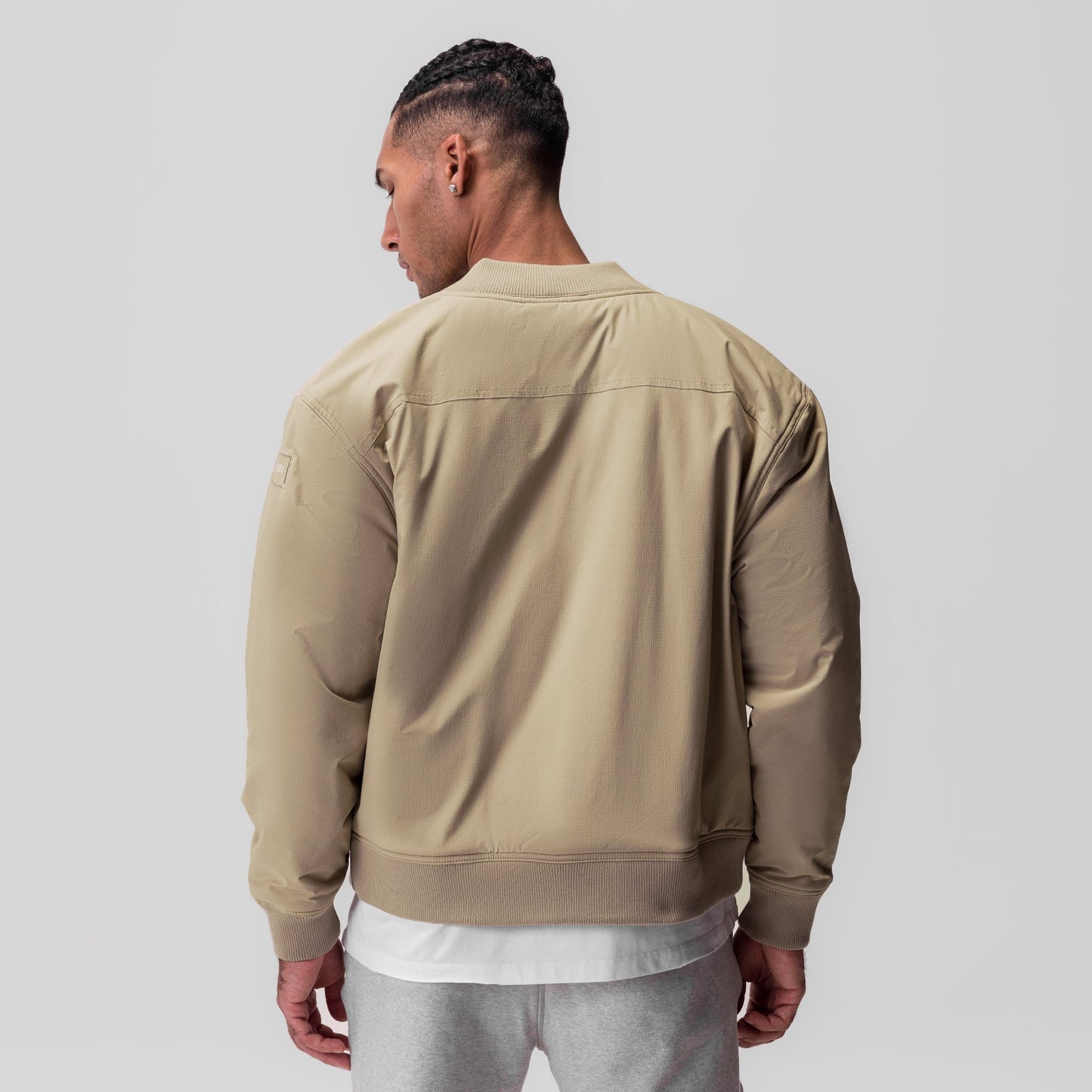 0858. Ripstop Insulated Bomber Jacket Khaki | ASRV discount