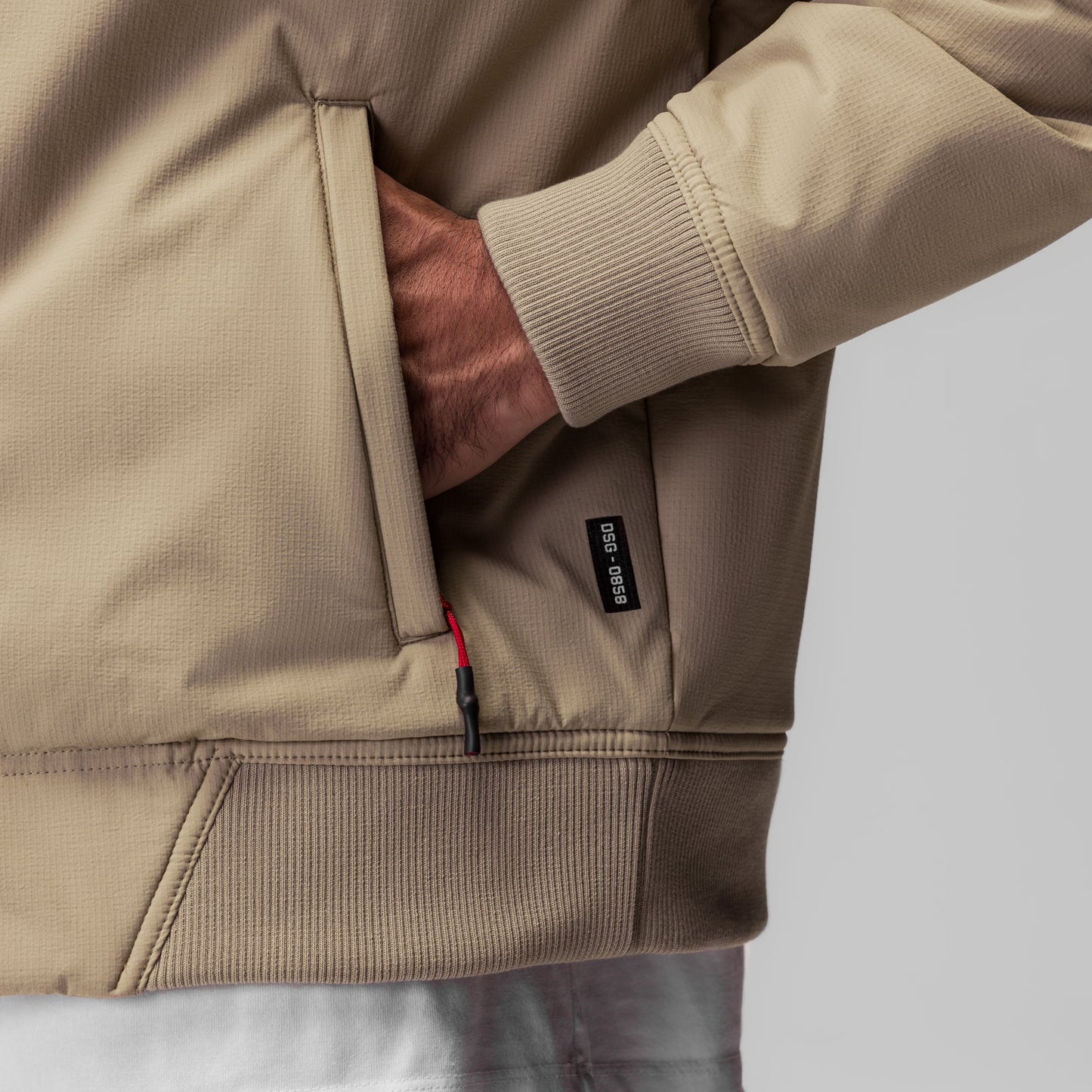 0858. Ripstop Insulated Bomber Jacket Khaki | ASRV discount