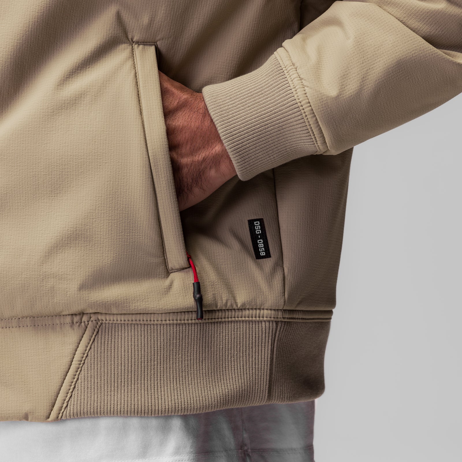 0858. Ripstop Insulated Bomber Jacket Khaki | ASRV discount