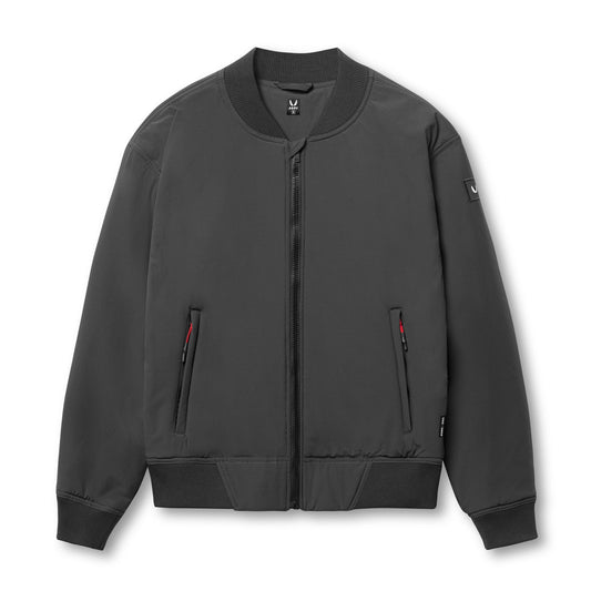 0858. Ripstop Insulated Bomber Jacket Space Grey | ASRV Online