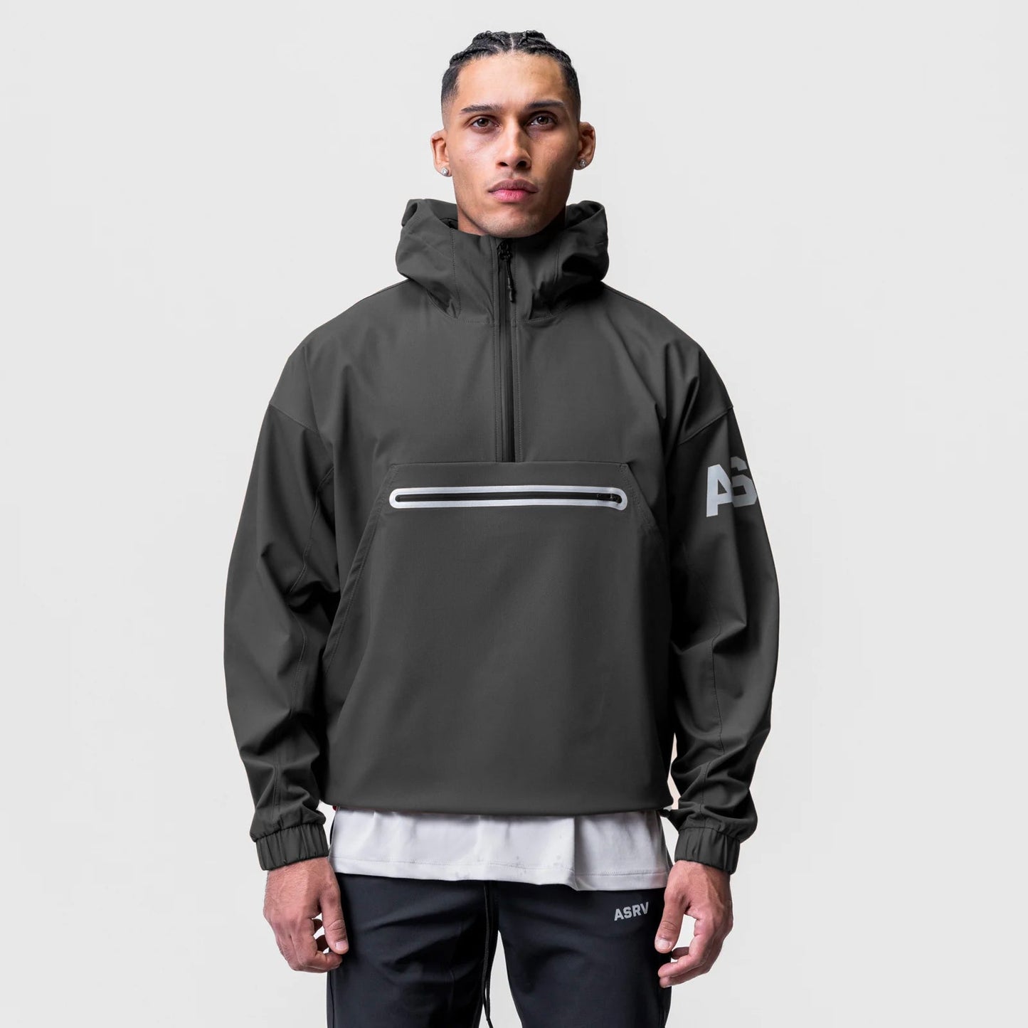 0717. Weather-Ready Anorak Jacket Space Grey | ASRV US