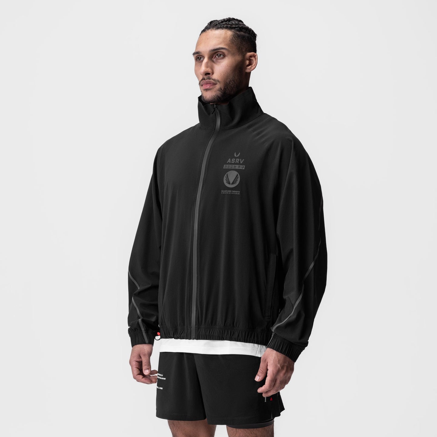 0950. Aerotex™ Track Jacket Black/Black | ASRV for sale