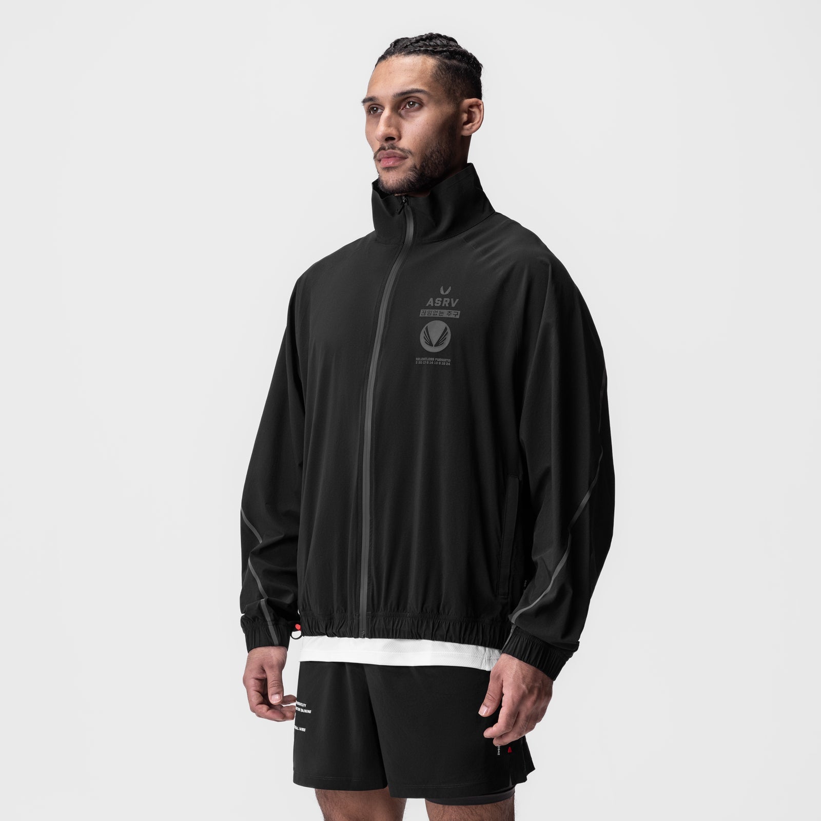 0950. Aerotex™ Track Jacket Black/Black | ASRV for sale