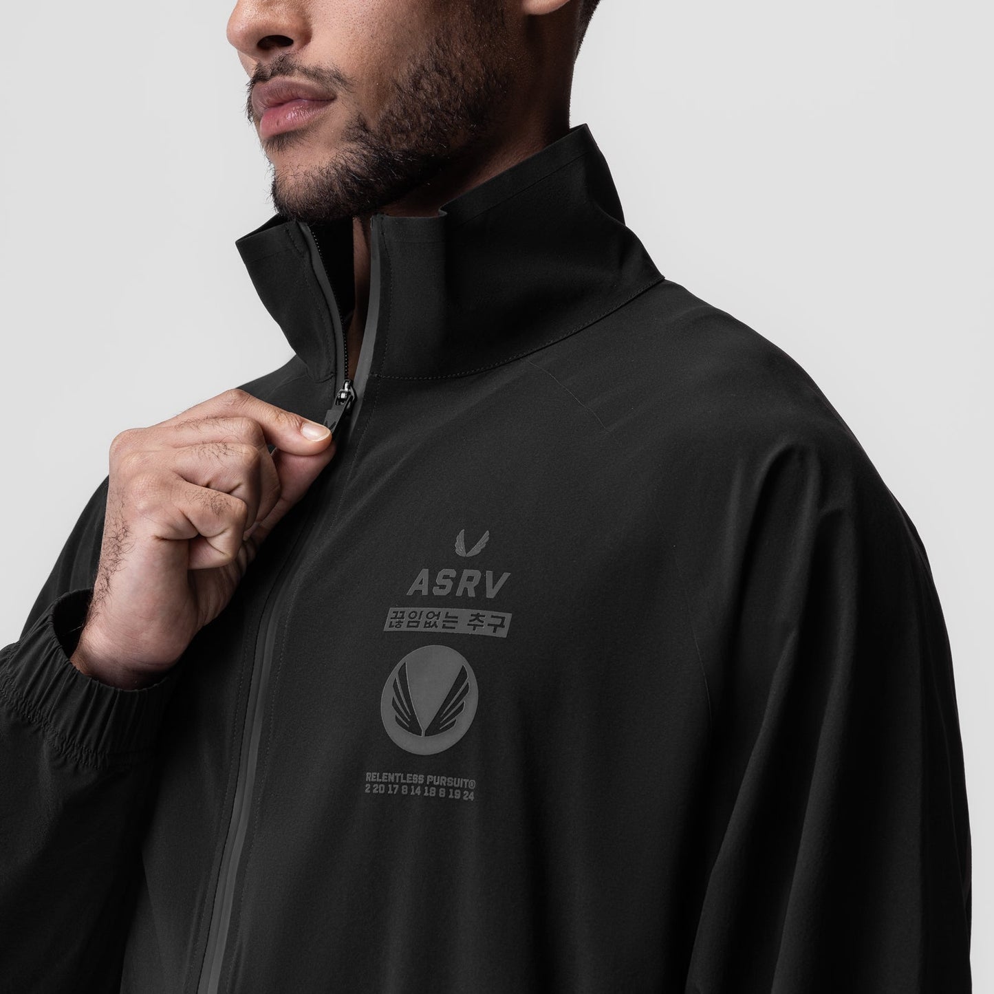 0950. Aerotex™ Track Jacket Black/Black | ASRV for sale