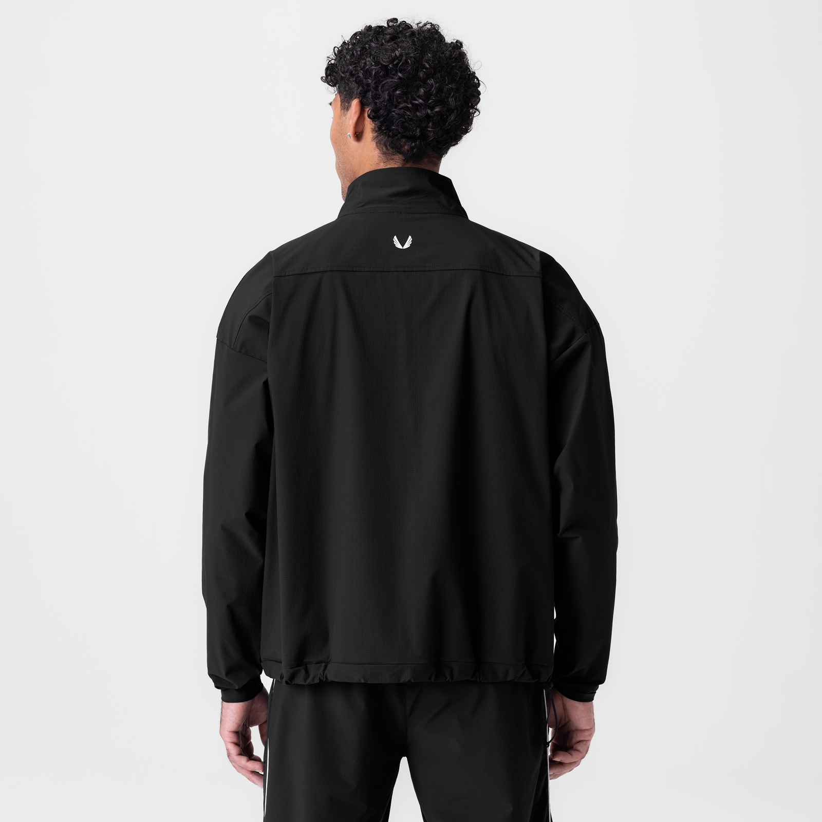 0970. Ripstop Quarter Zip Jacket Black | ASRV discount