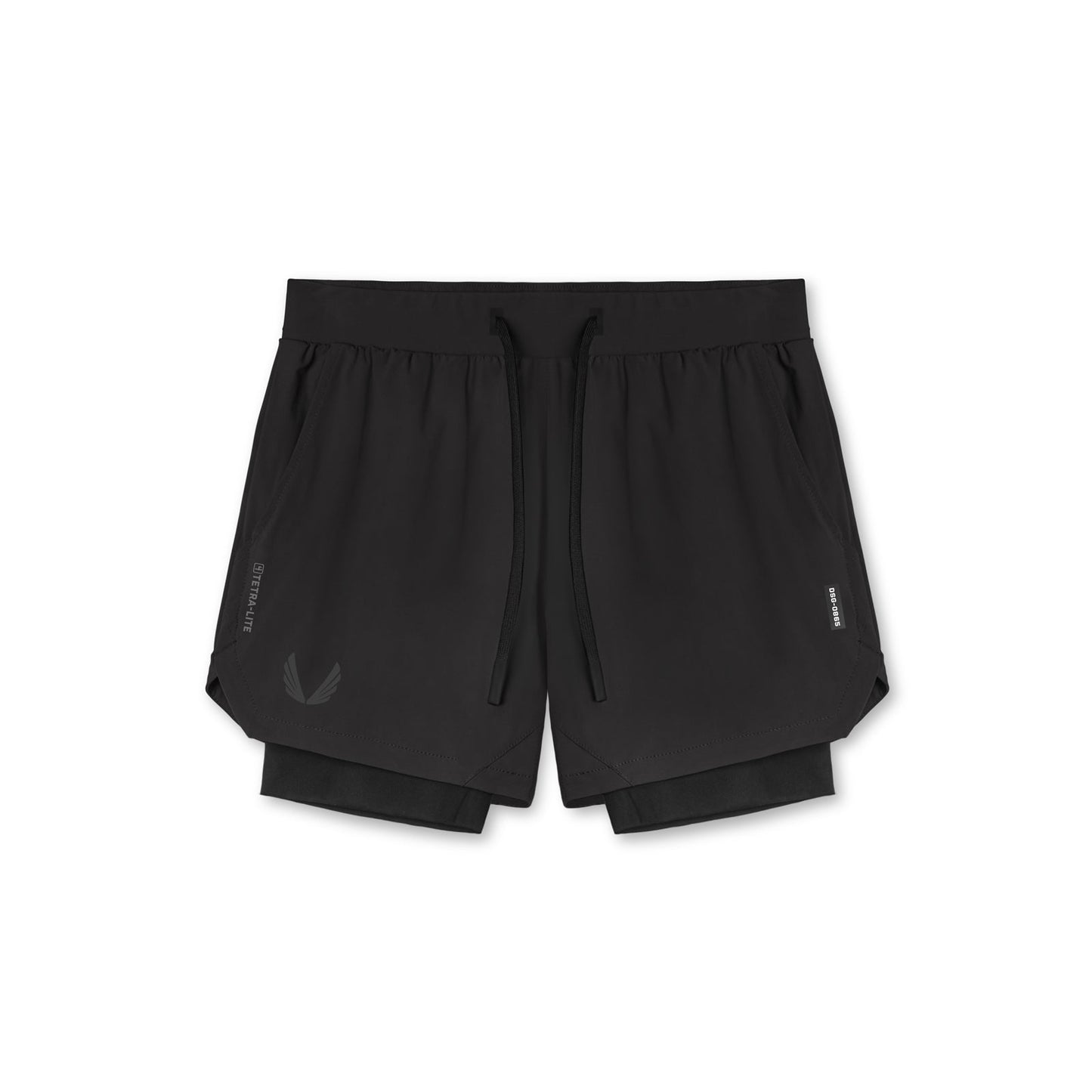 0865. Tetra-Lite® 5" Liner Short Black "Wings"/Black | ASRV Online