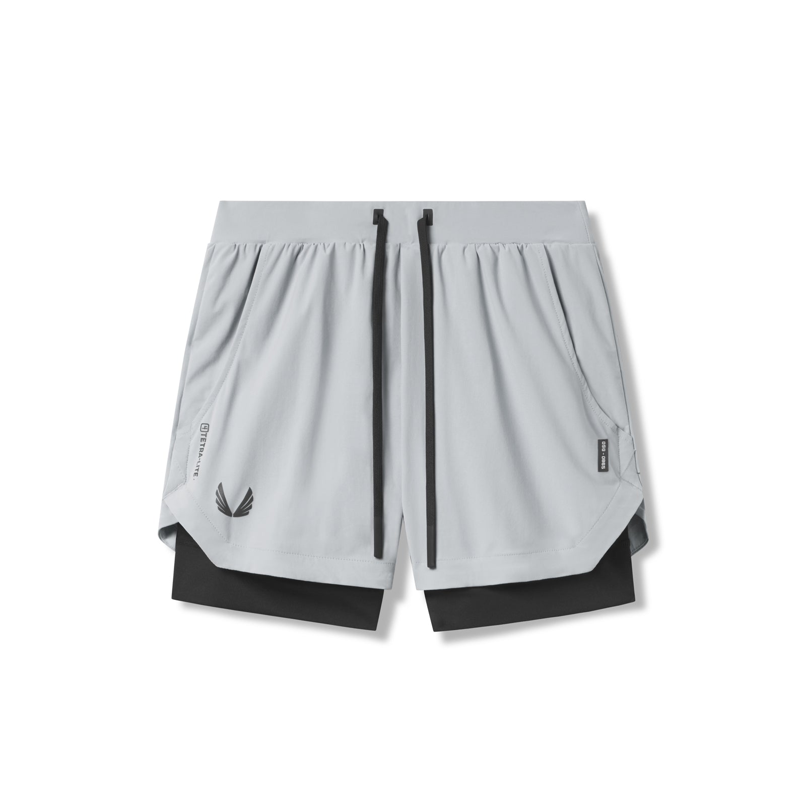 0865. Tetra-Lite® 5" Liner Short Slate Grey "Wings"/Black | ASRV sale