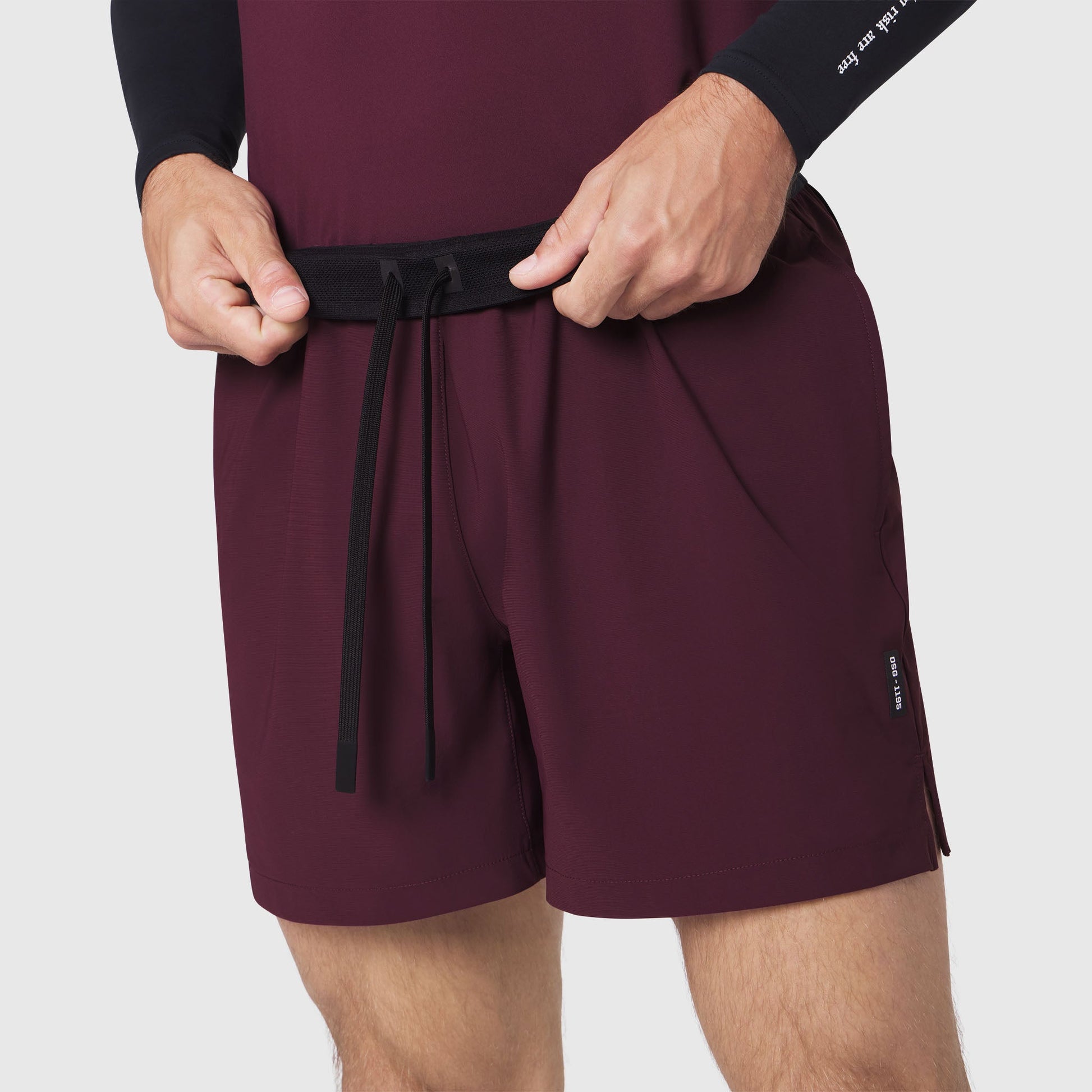 1195. TETRA-LITE® 5" Linerless Training Short Merlot | ASRV on sale