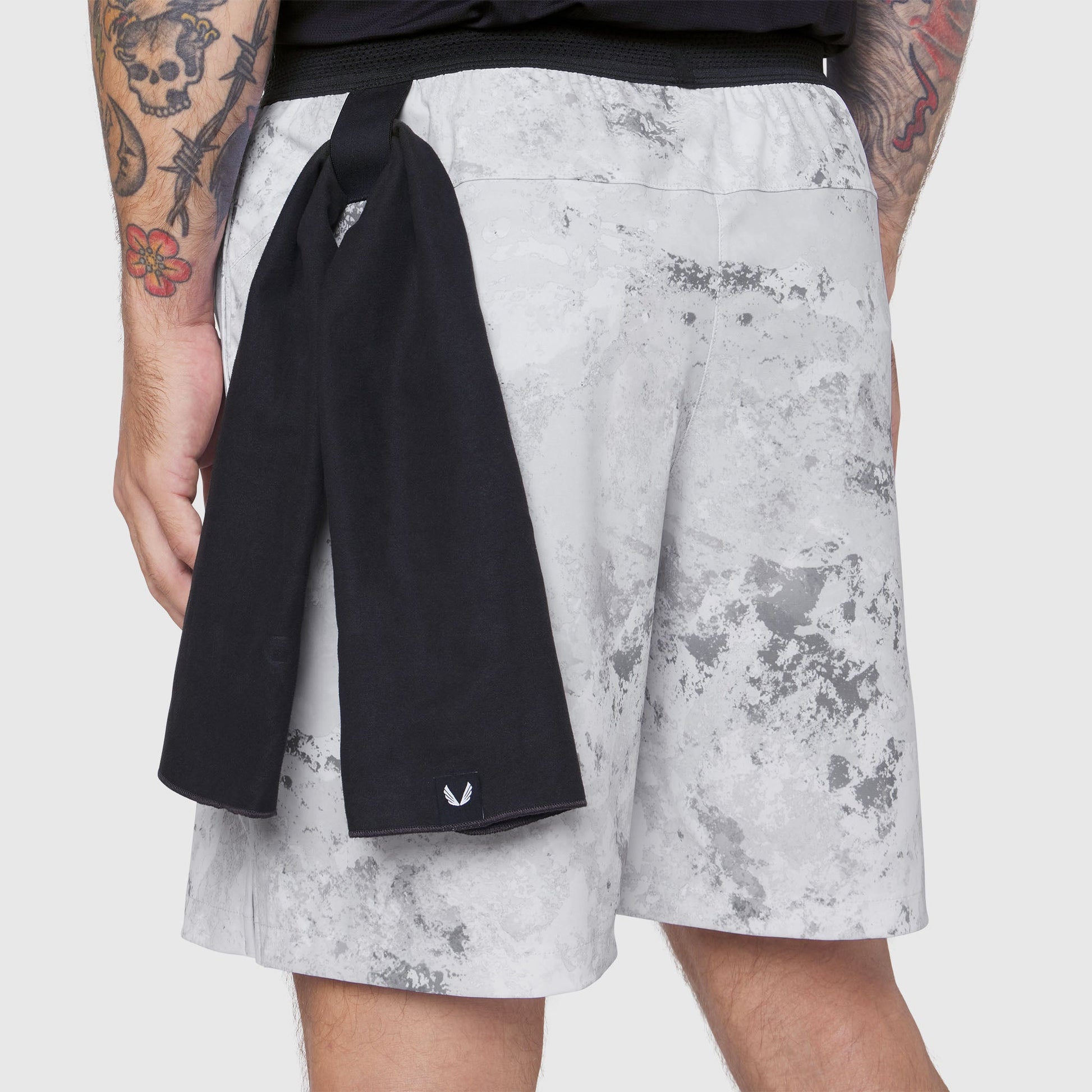 1196. TETRA-LITE® 7" Linerless Training Short Sedona Snow Camo | ASRV on sale